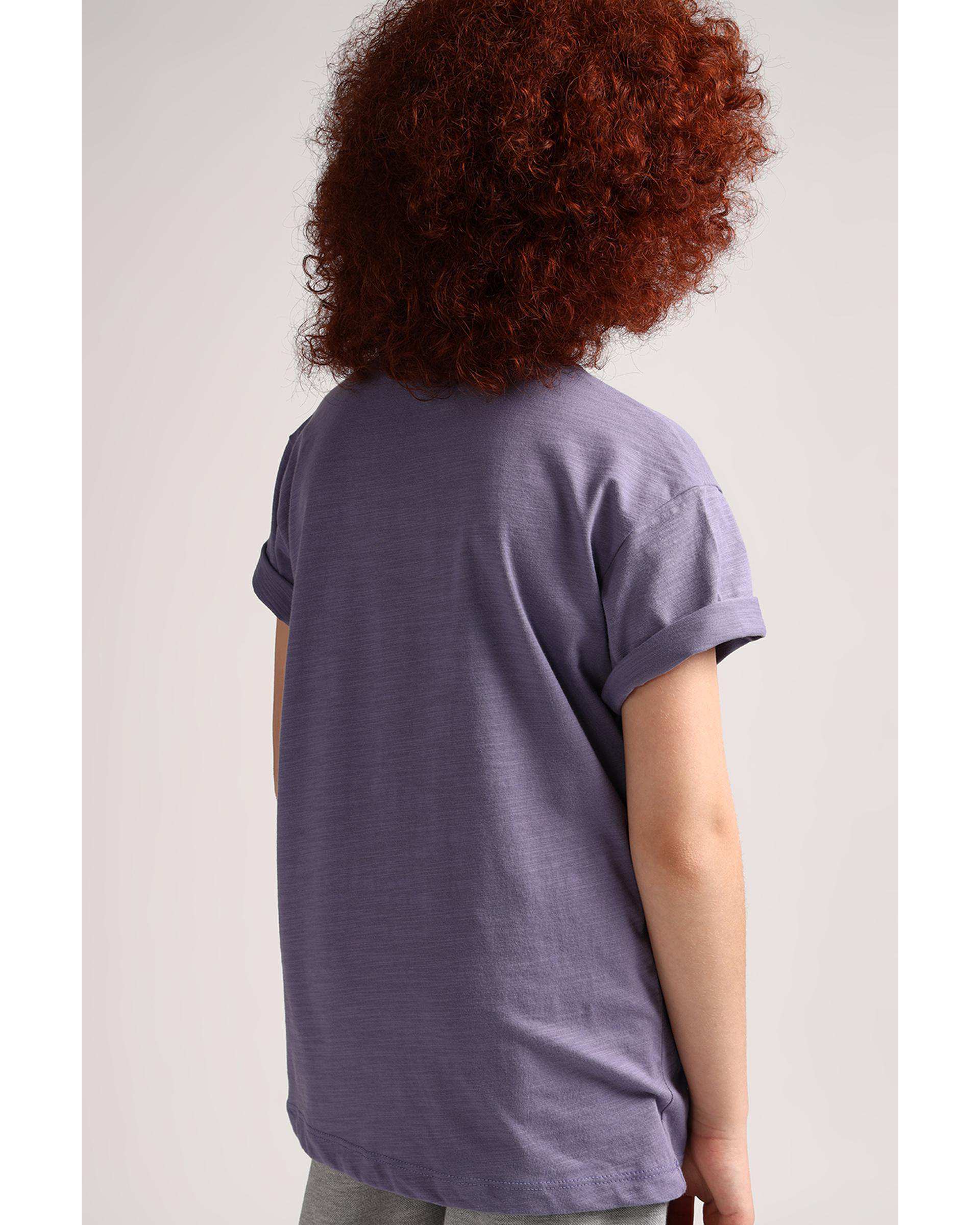 تی شرت پسرانه بنفش سارک Sarak مدل 3778