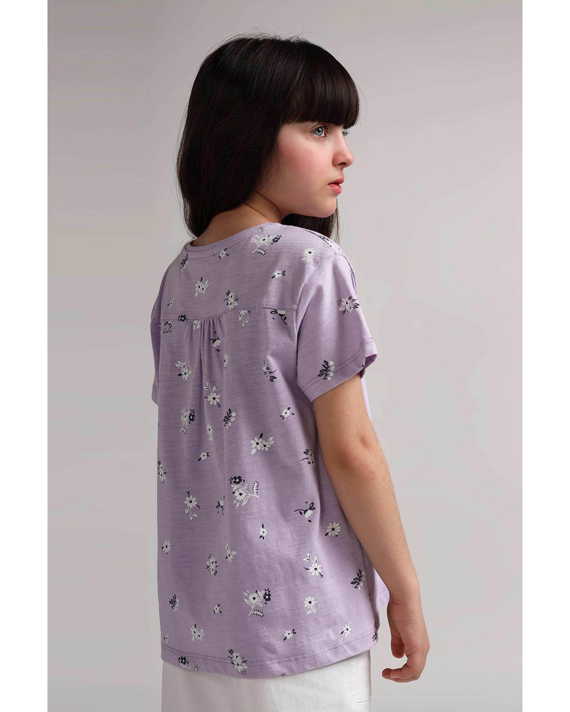 تی شرت دخترانه یاسی سارک Sarak مدل 3938