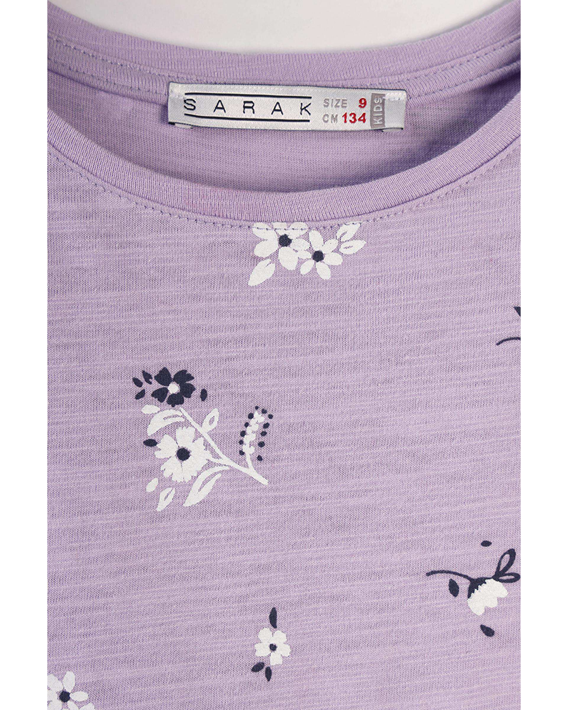 تی شرت دخترانه یاسی سارک Sarak مدل 3938