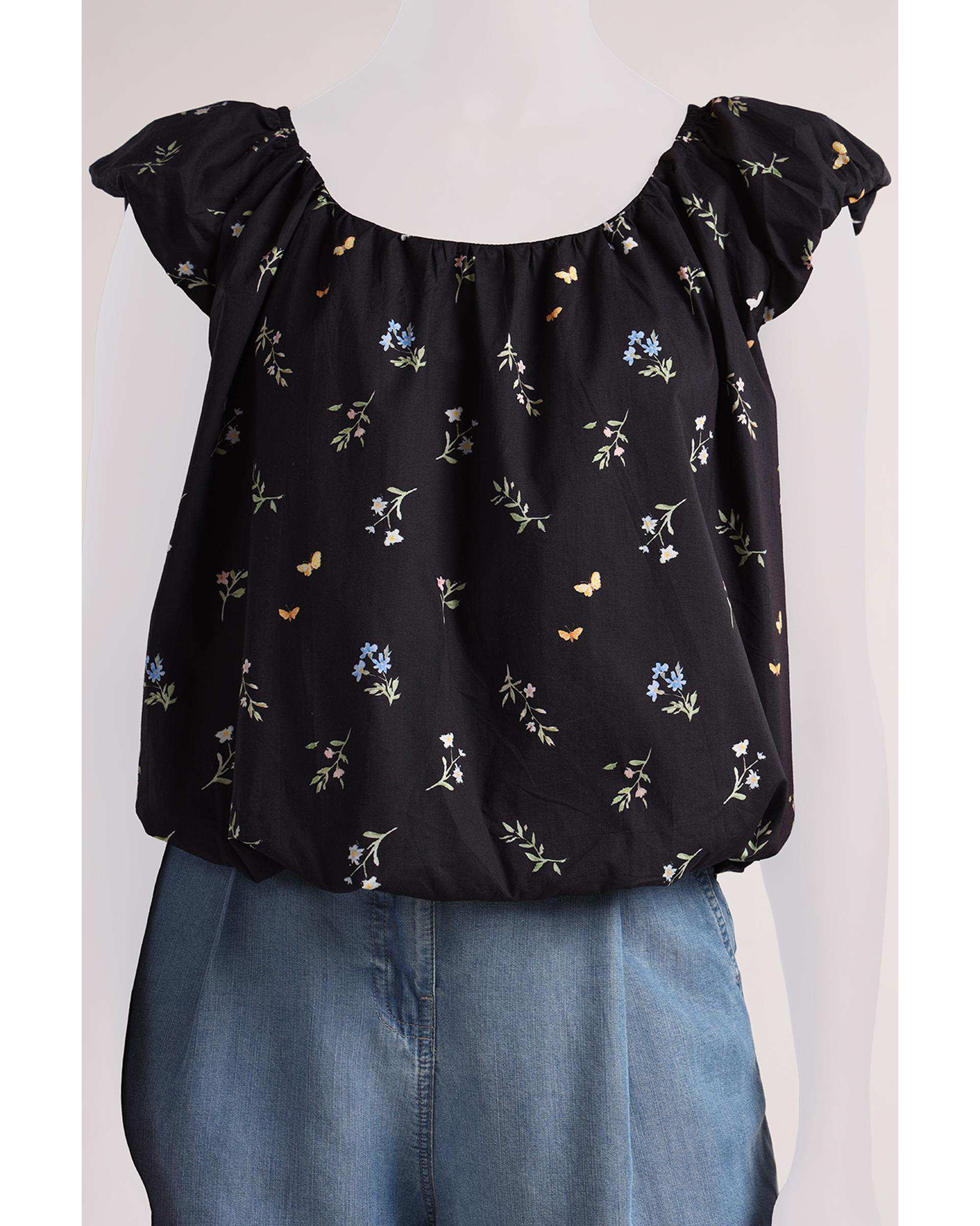 بلوز زنانه سرمه ای سارک Sarak مدل 5086