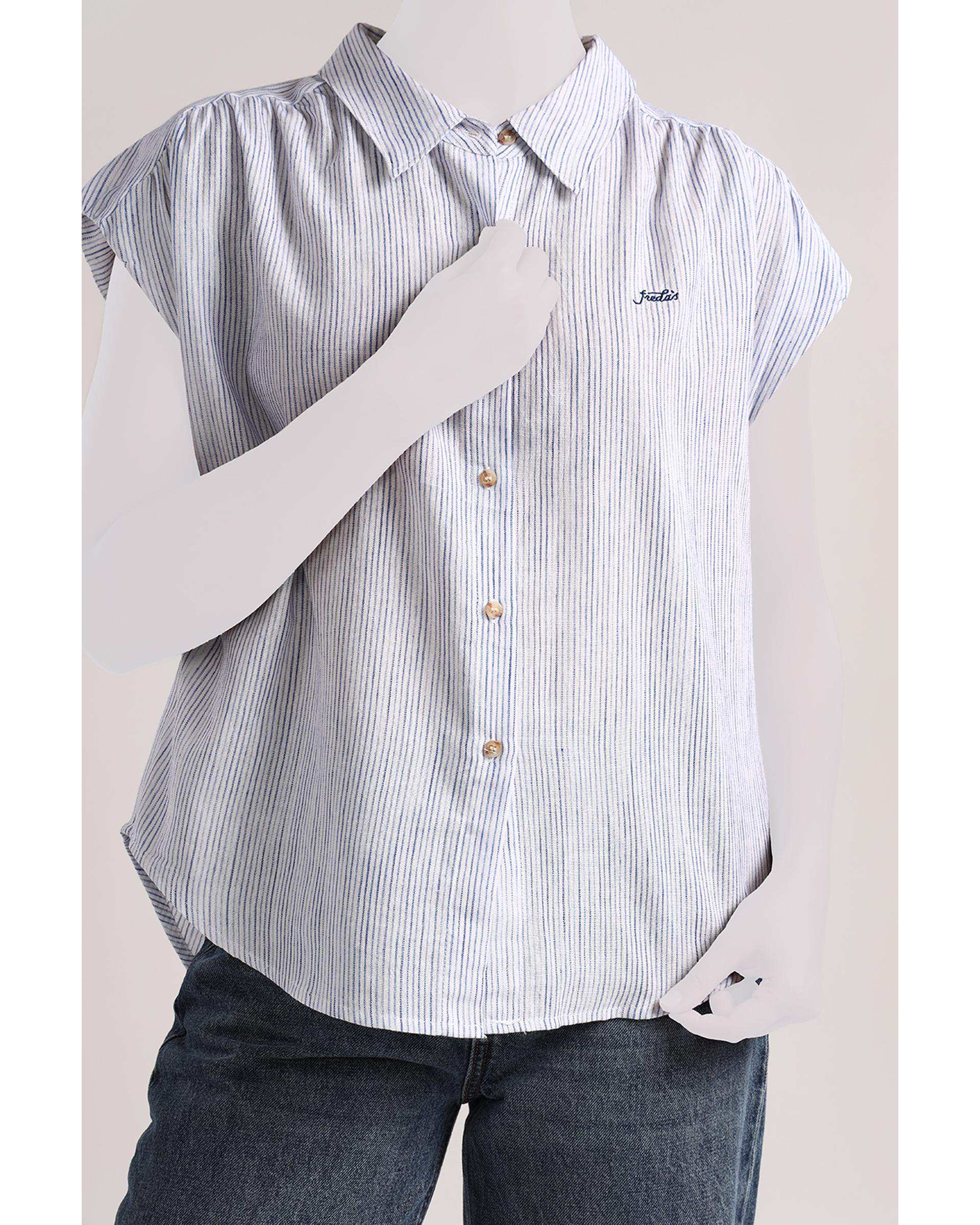 شومیز زنانه راه راه سارک Sarak مدل 5091