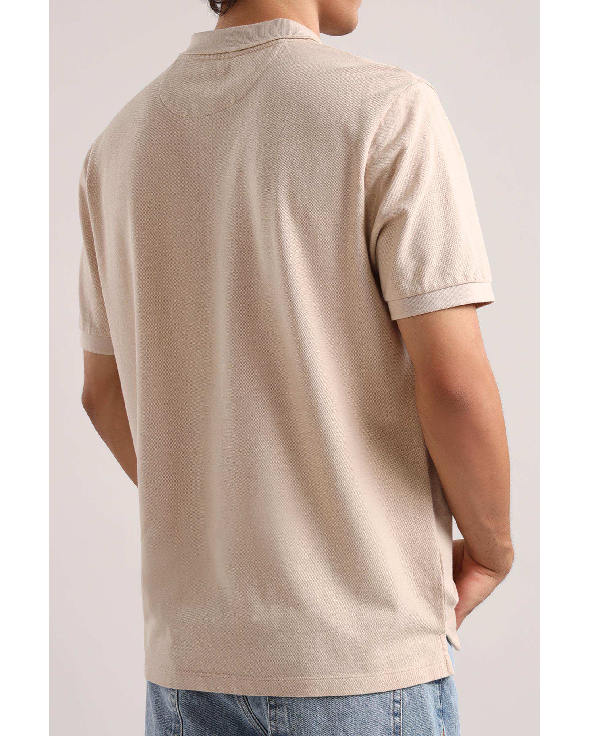 پولوشرت مردانه اسپرت کرم روشن سارک Sarak مدل 4834