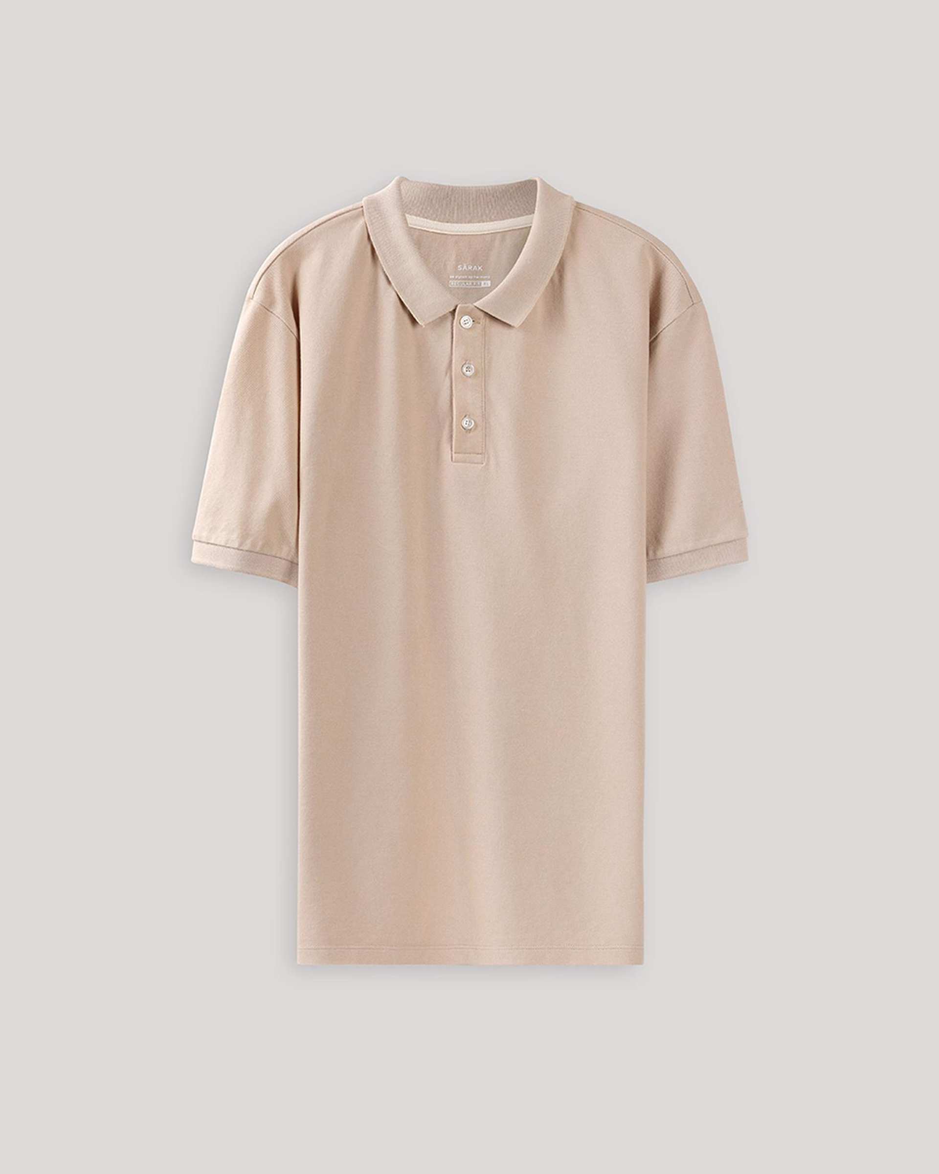 پولوشرت مردانه اسپرت کرم روشن سارک Sarak مدل 4834