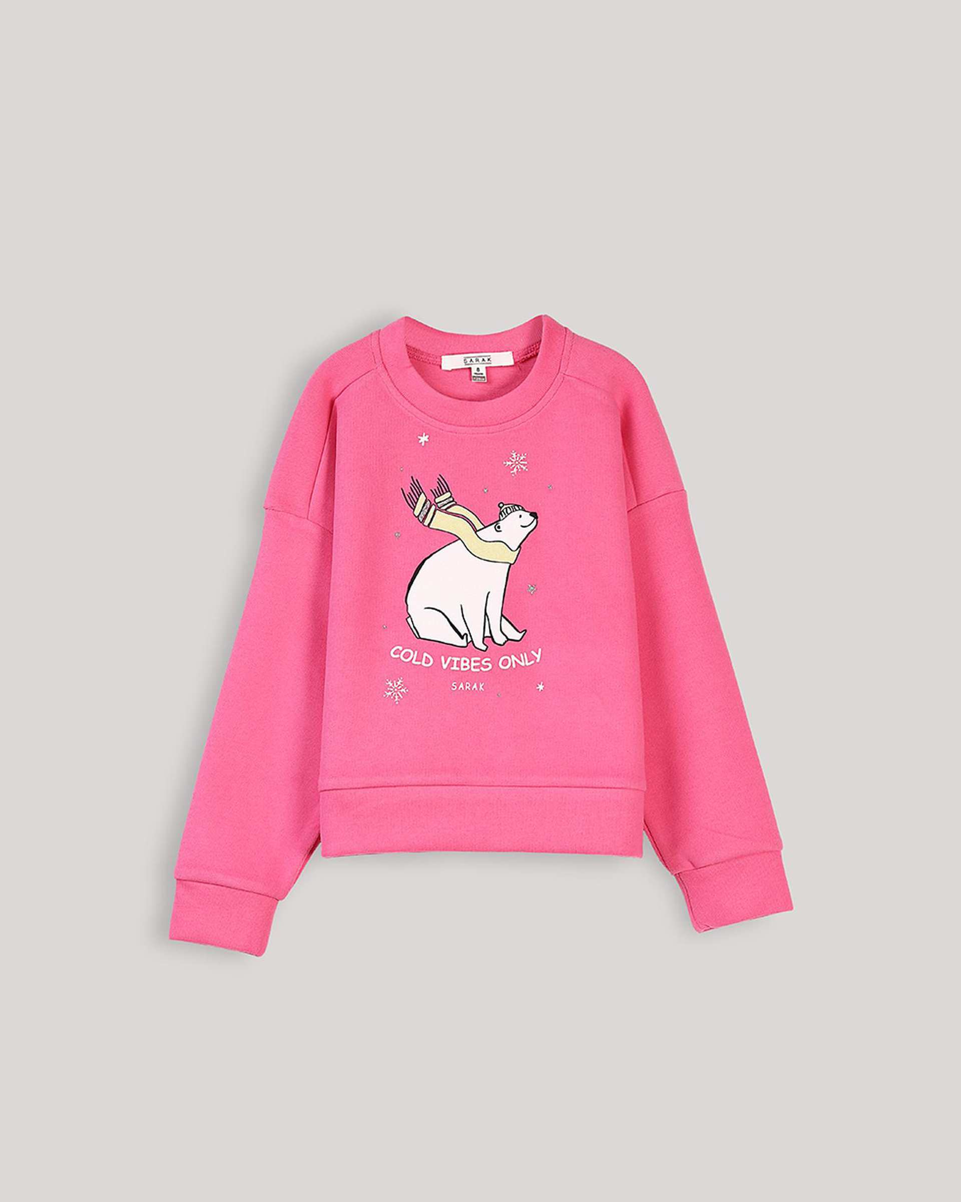 بلوز دخترانه سرخابی سارک Sarak مدل 4596