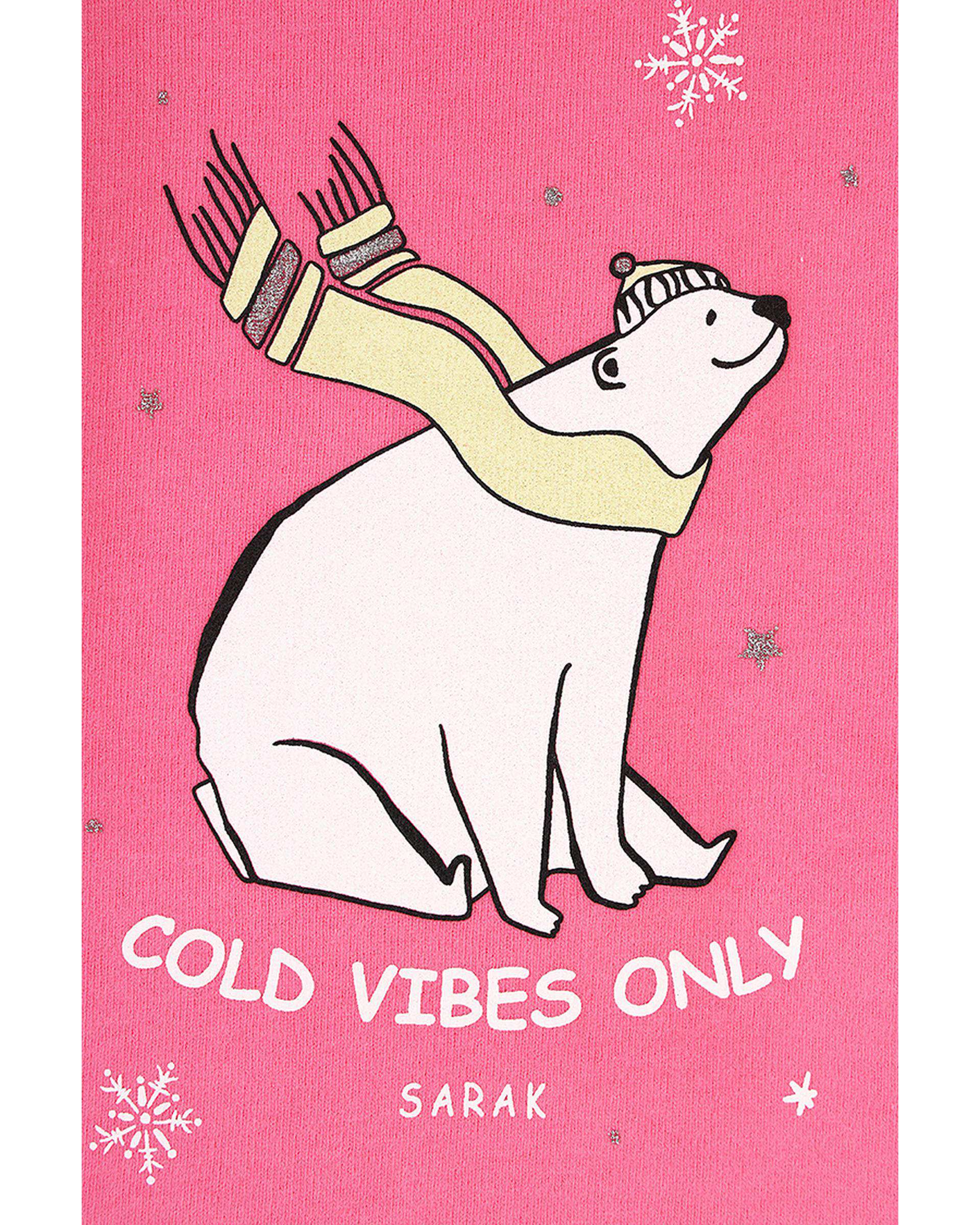 بلوز دخترانه سرخابی سارک Sarak مدل 4596