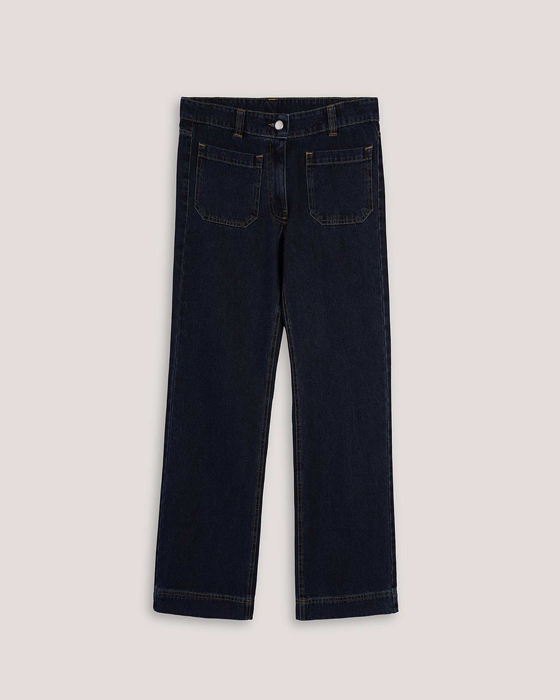 شلوار جین زنانه راسته آبی تیره سارک Sarak مدل 4514