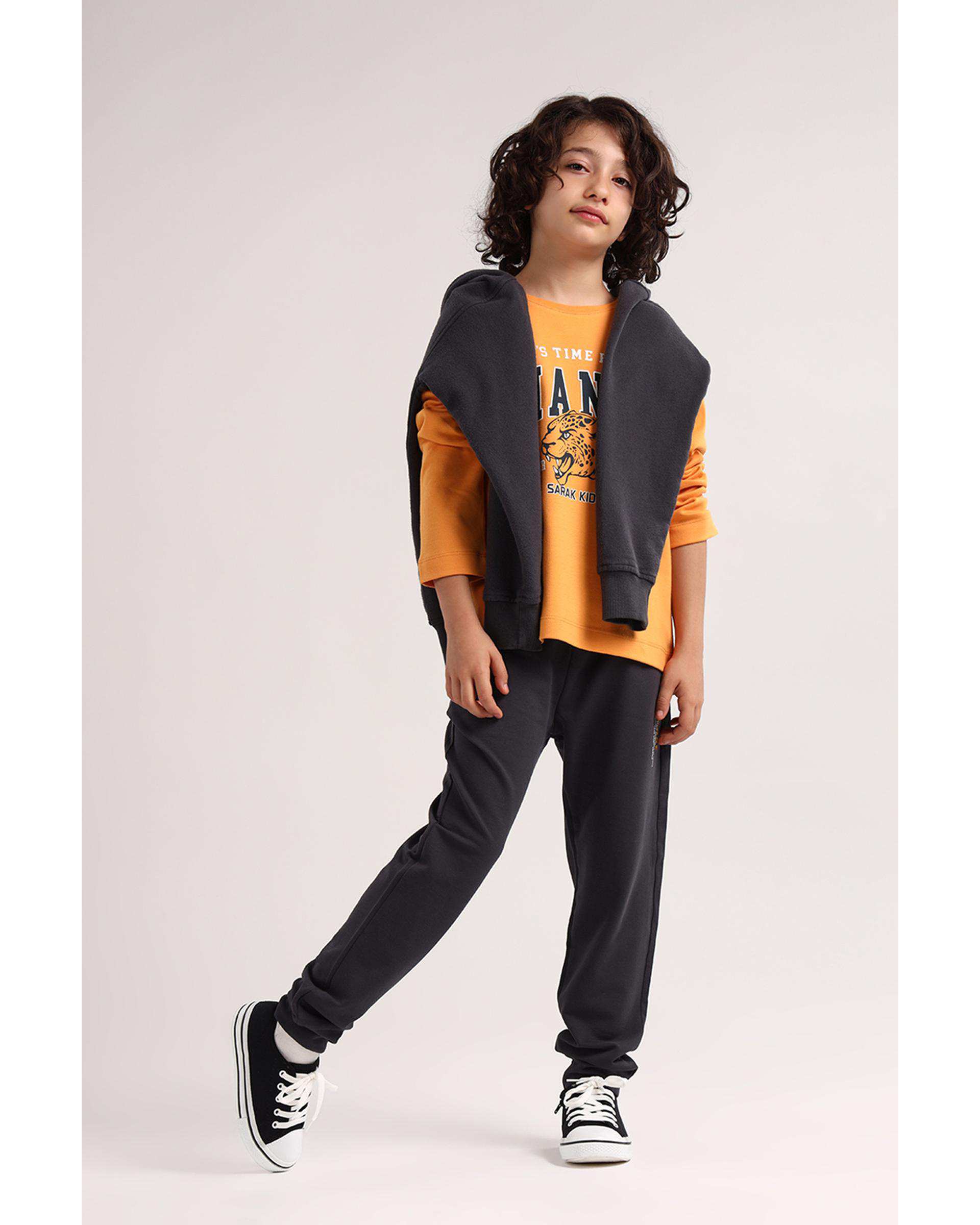 شلوار دورس پسرانه دودی سارک Sarak مدل 4826