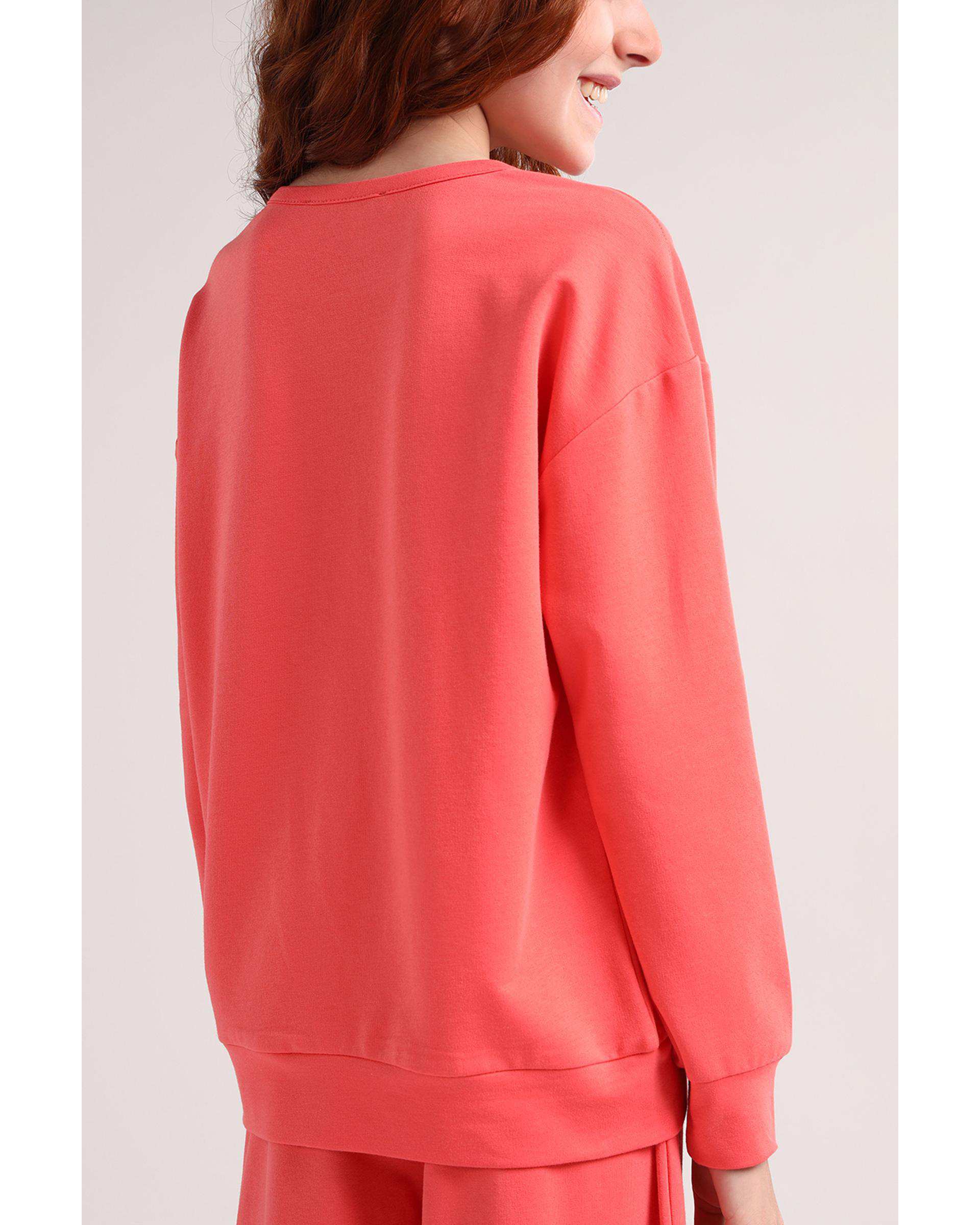 بلوز دخترانه فانتزی گلبهی سارک Sarak مدل 5028