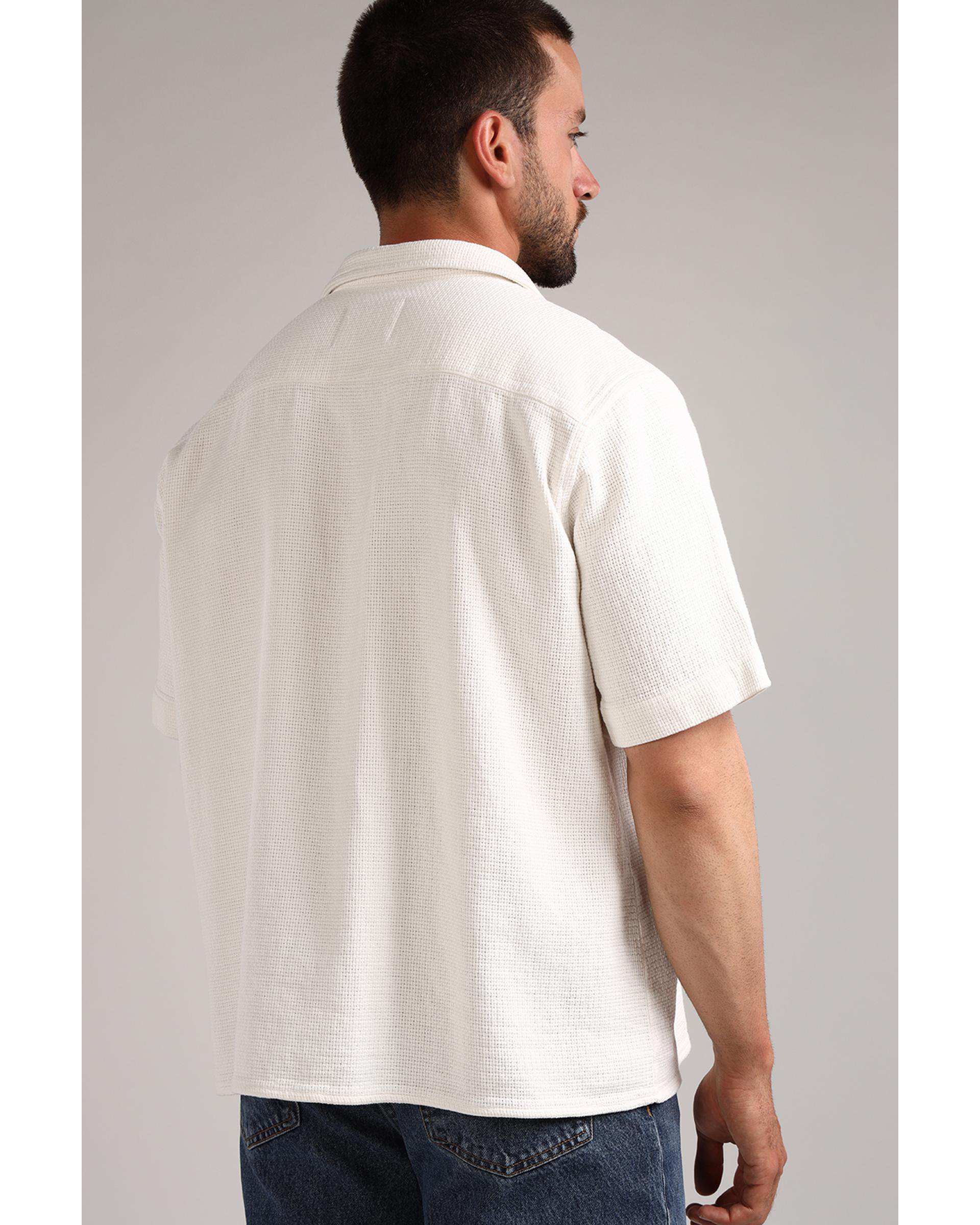 پیراهن مردانه آستین کوتاه سفید سارک Sarak مدل 4702