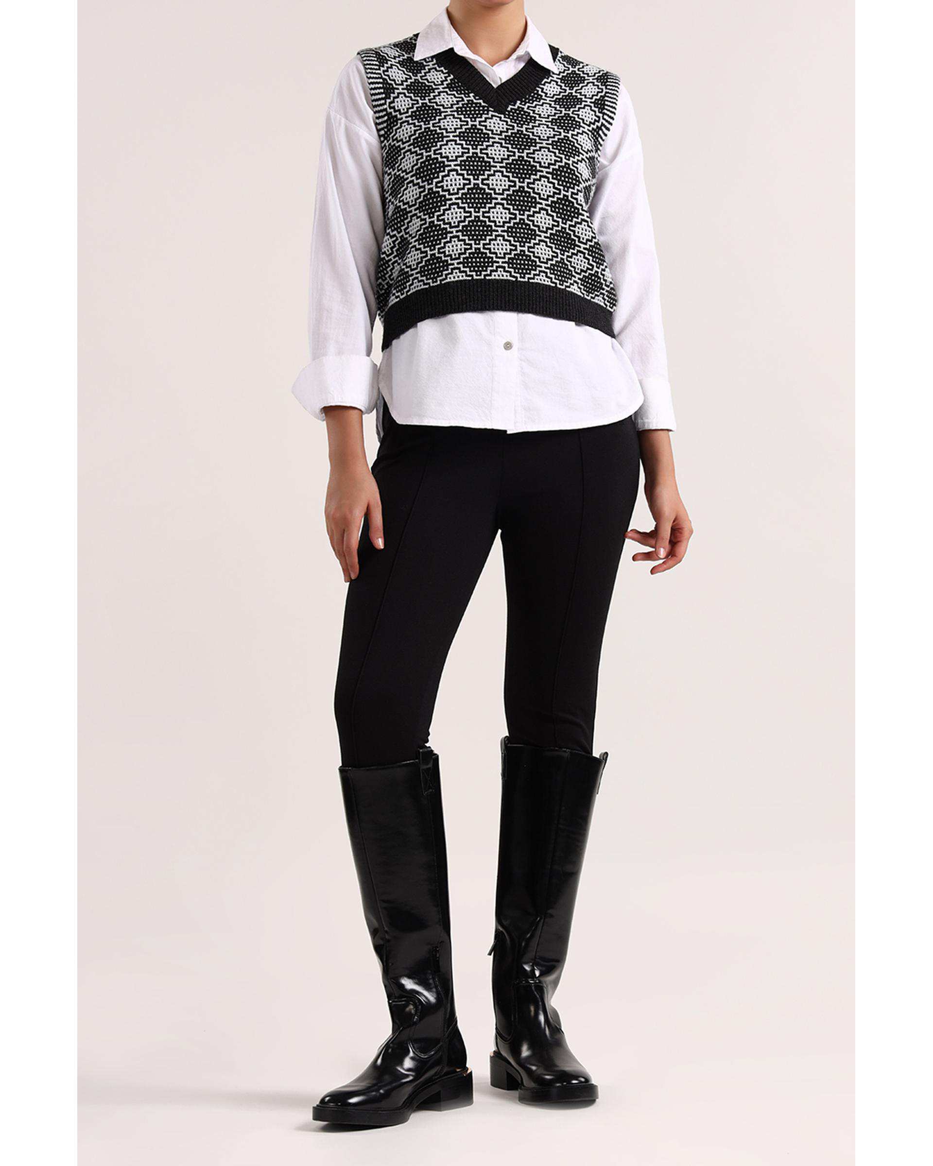 لگینگ زنانه مشکی سارک Sarak مدل 4663