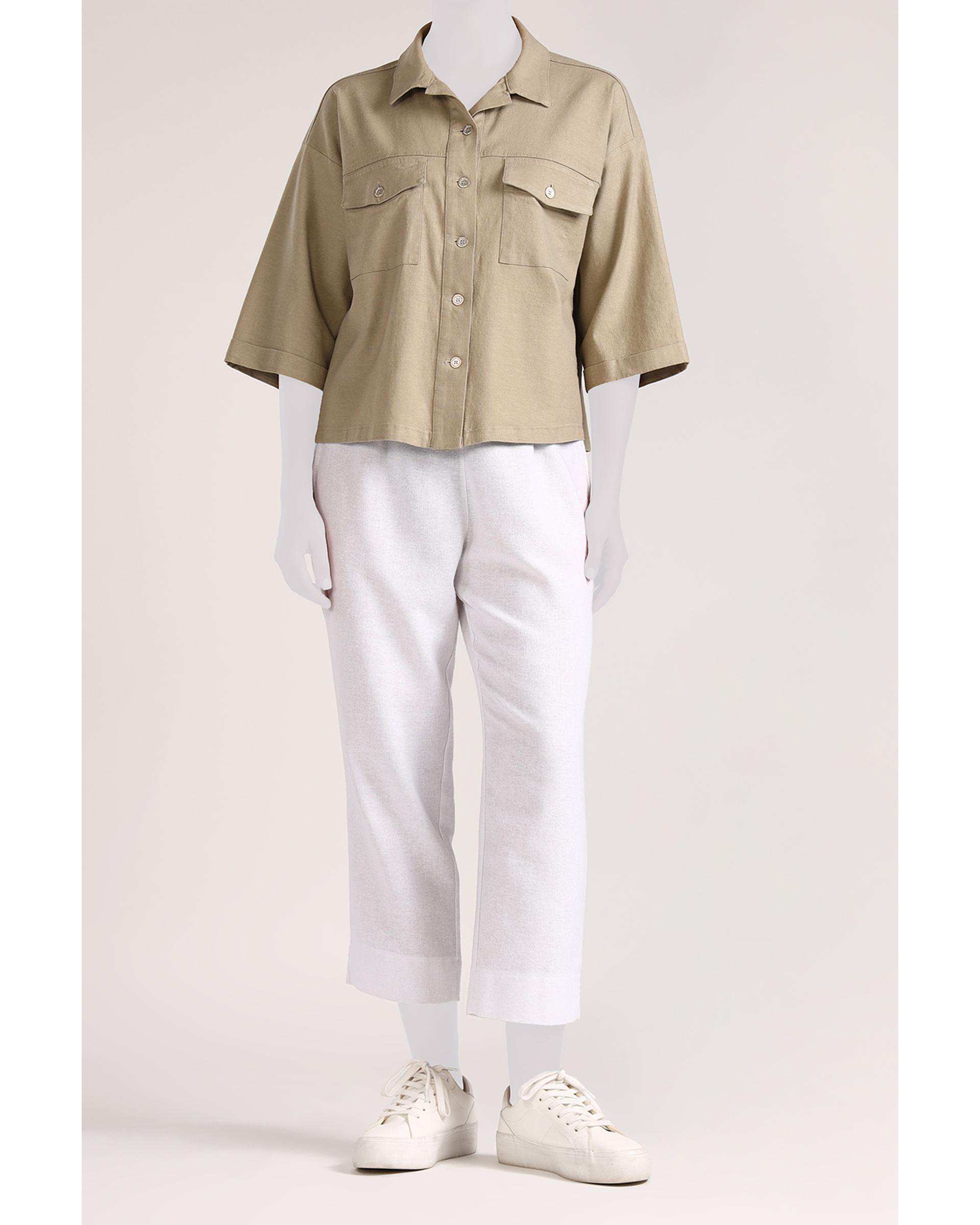 شومیز زنانه لینن سدری سارک Sarak مدل 4957