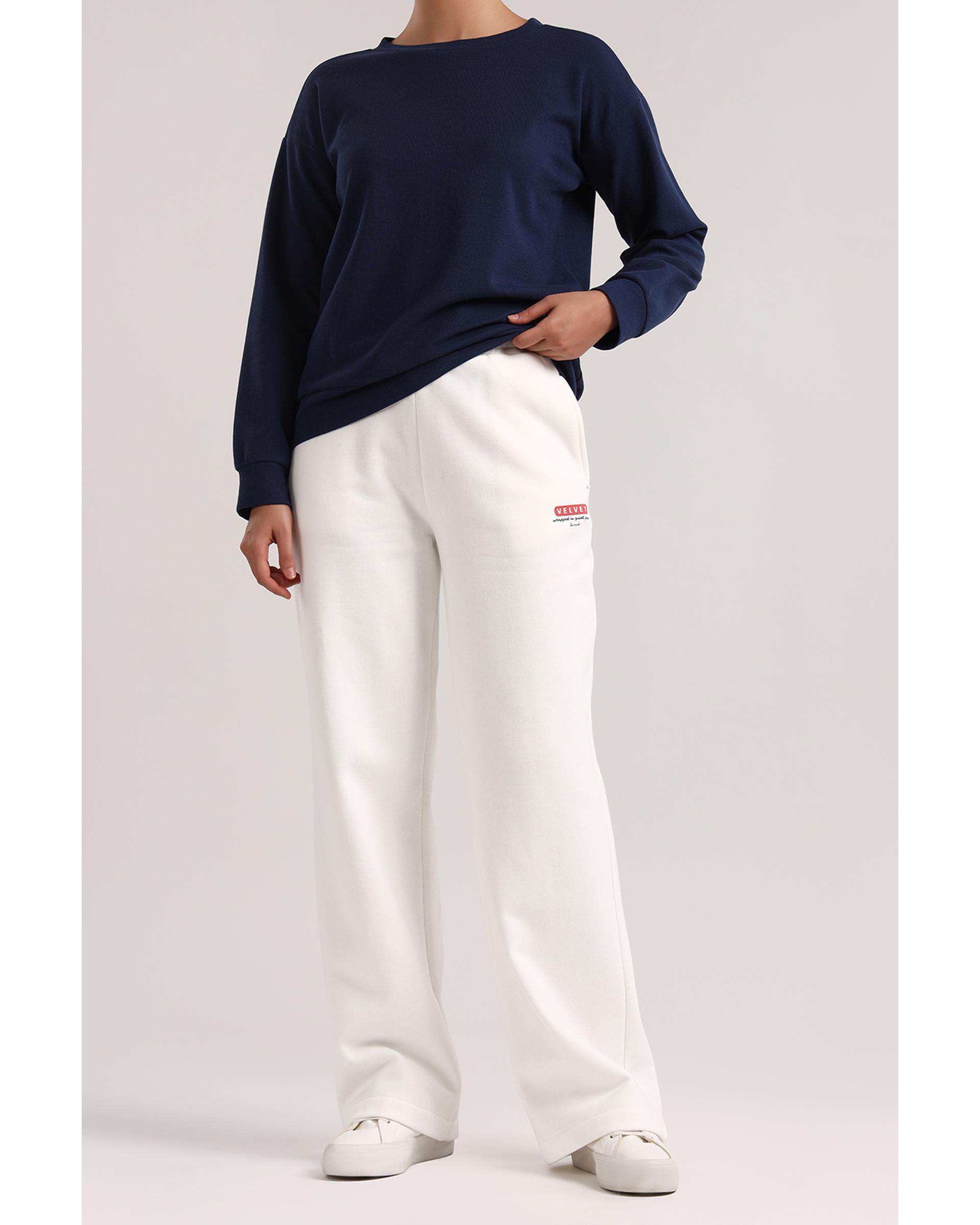 شلوار زنانه دورس سفید سارک Sarak مدل 5027