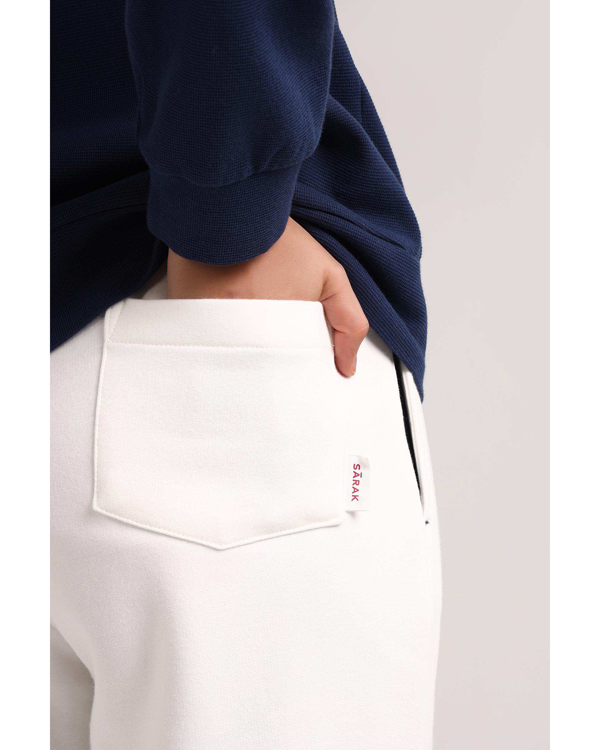 شلوار زنانه دورس سفید سارک Sarak مدل 5027