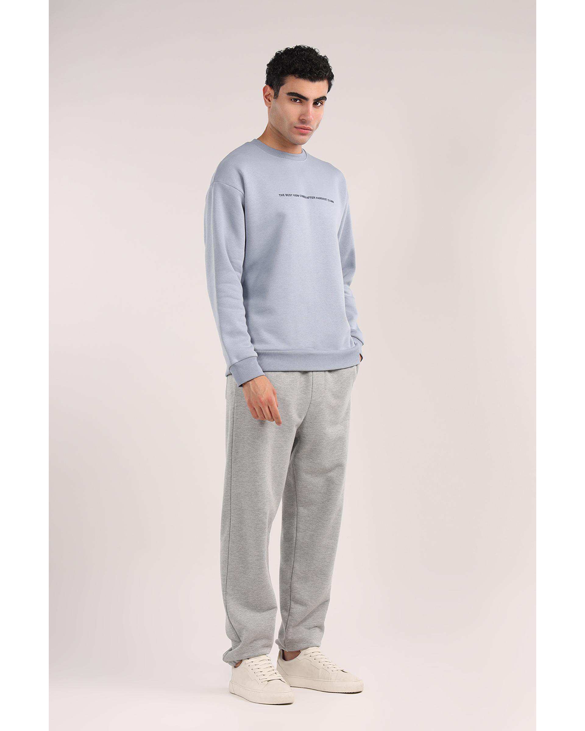 شلوار مردانه دمپا کشی طوسی سارک Sarak مدل 4464