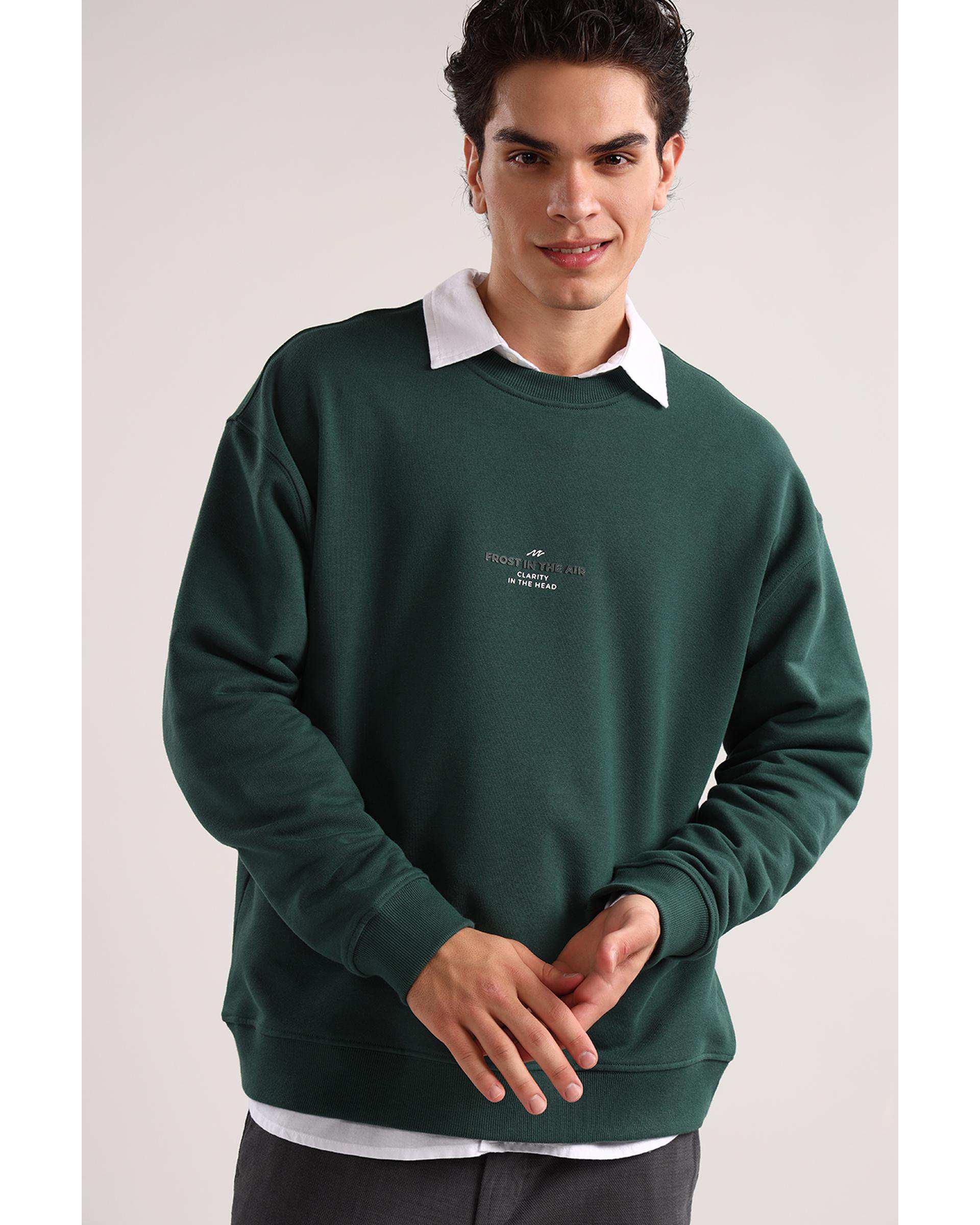 سویشرت مردانه اسپرت سبز یشمی سارک Sarak مدل 5040