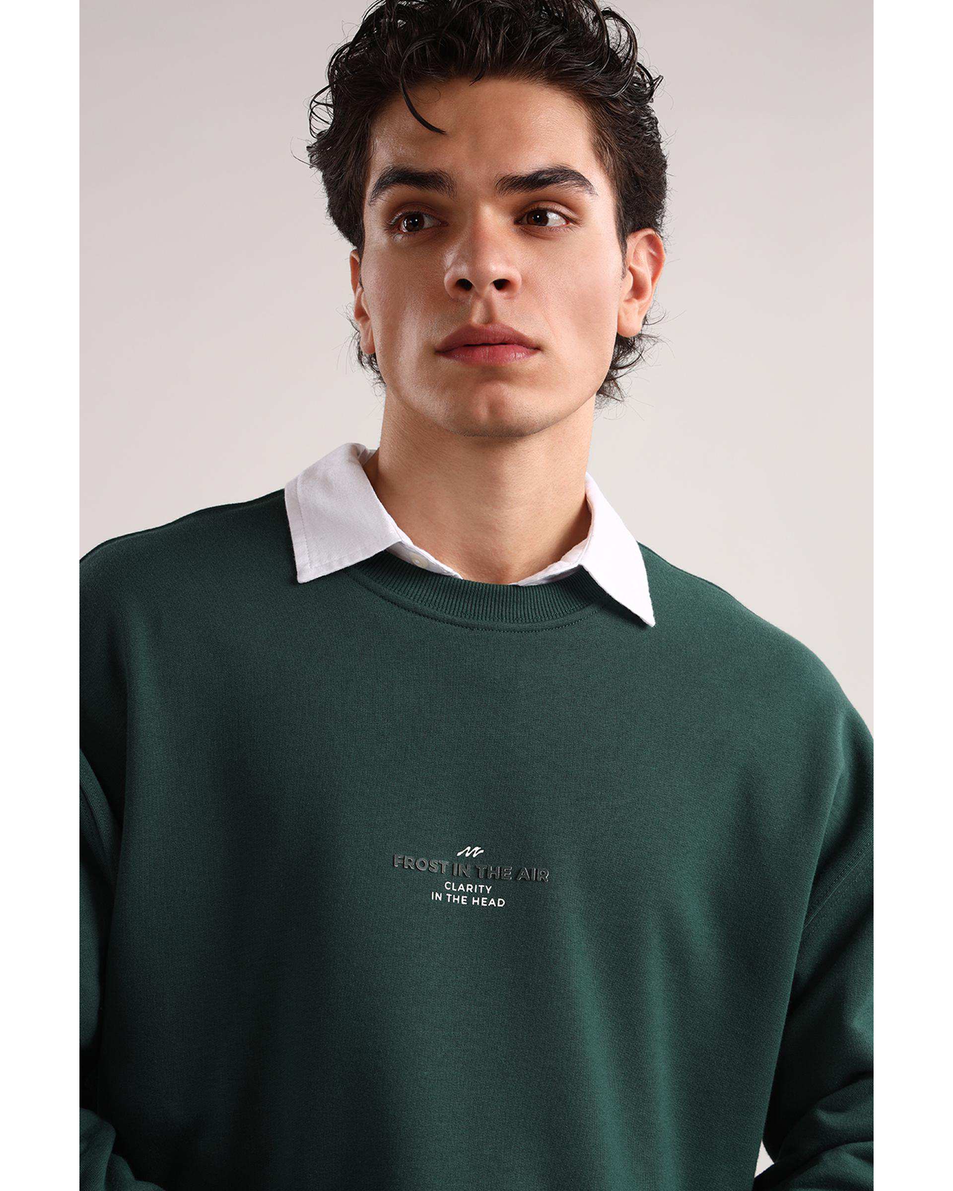 سویشرت مردانه اسپرت سبز یشمی سارک Sarak مدل 5040