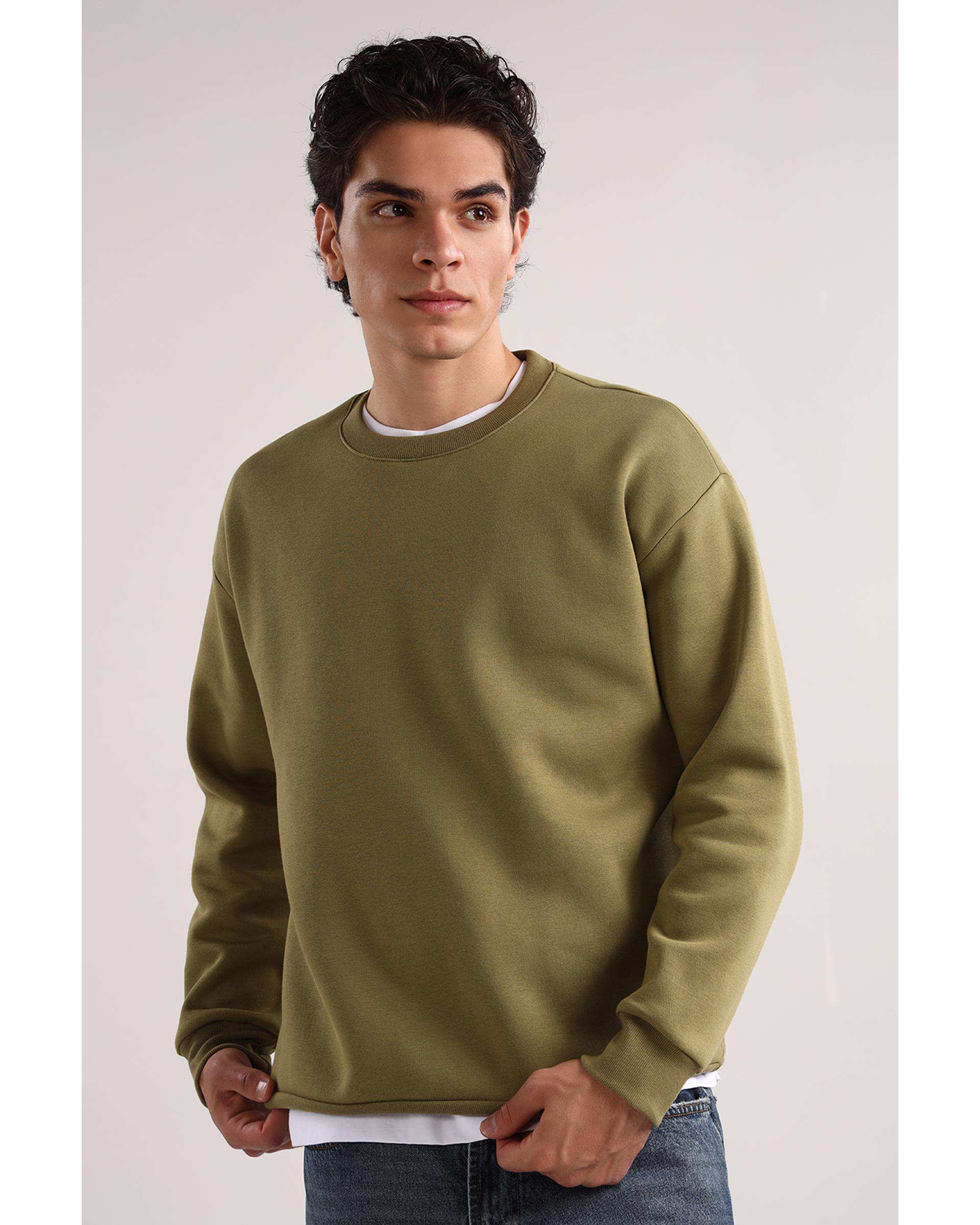 سویشرت مردانه سبز سدری سارک Sarak مدل 4602