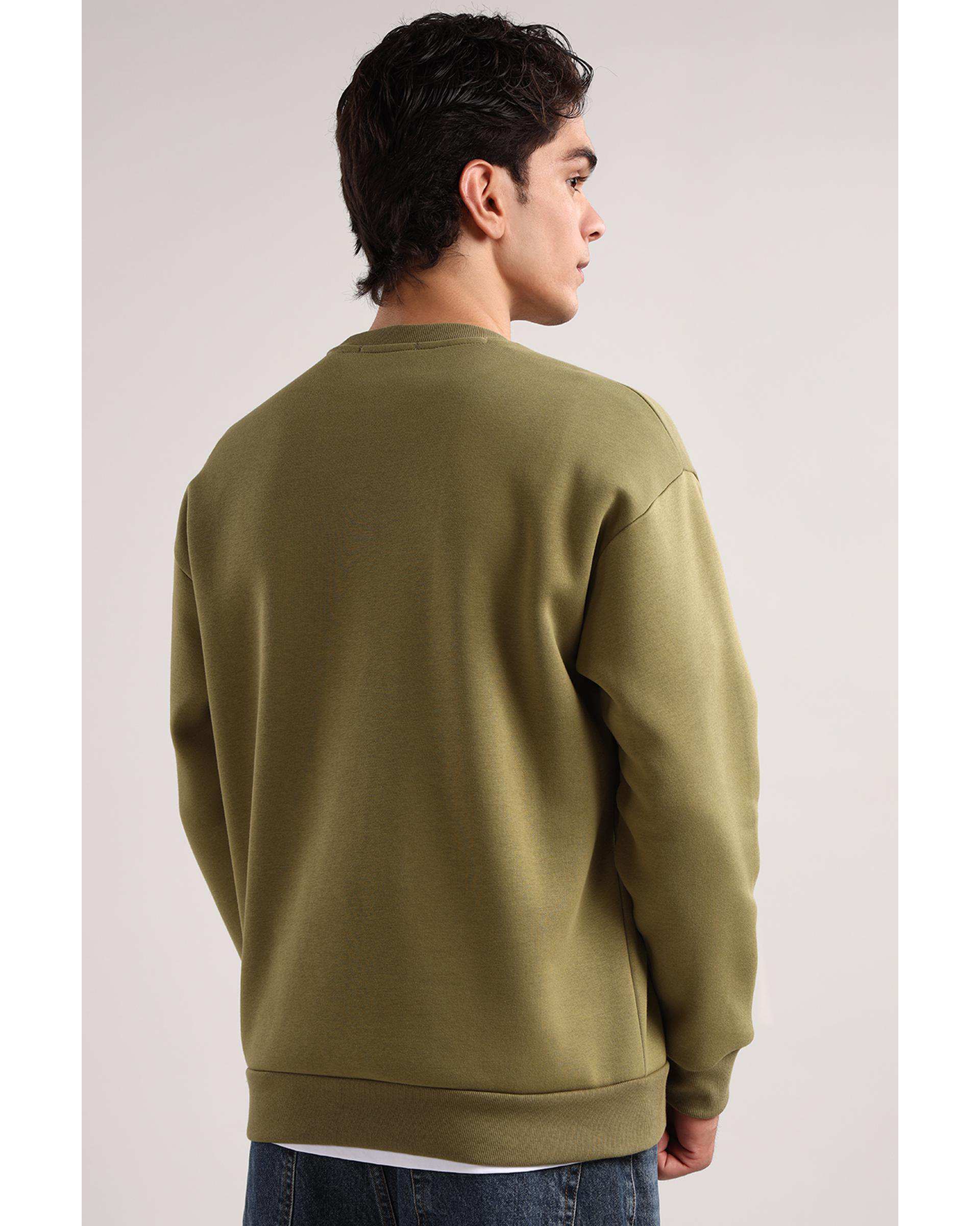 سویشرت مردانه سبز سدری سارک Sarak مدل 4602