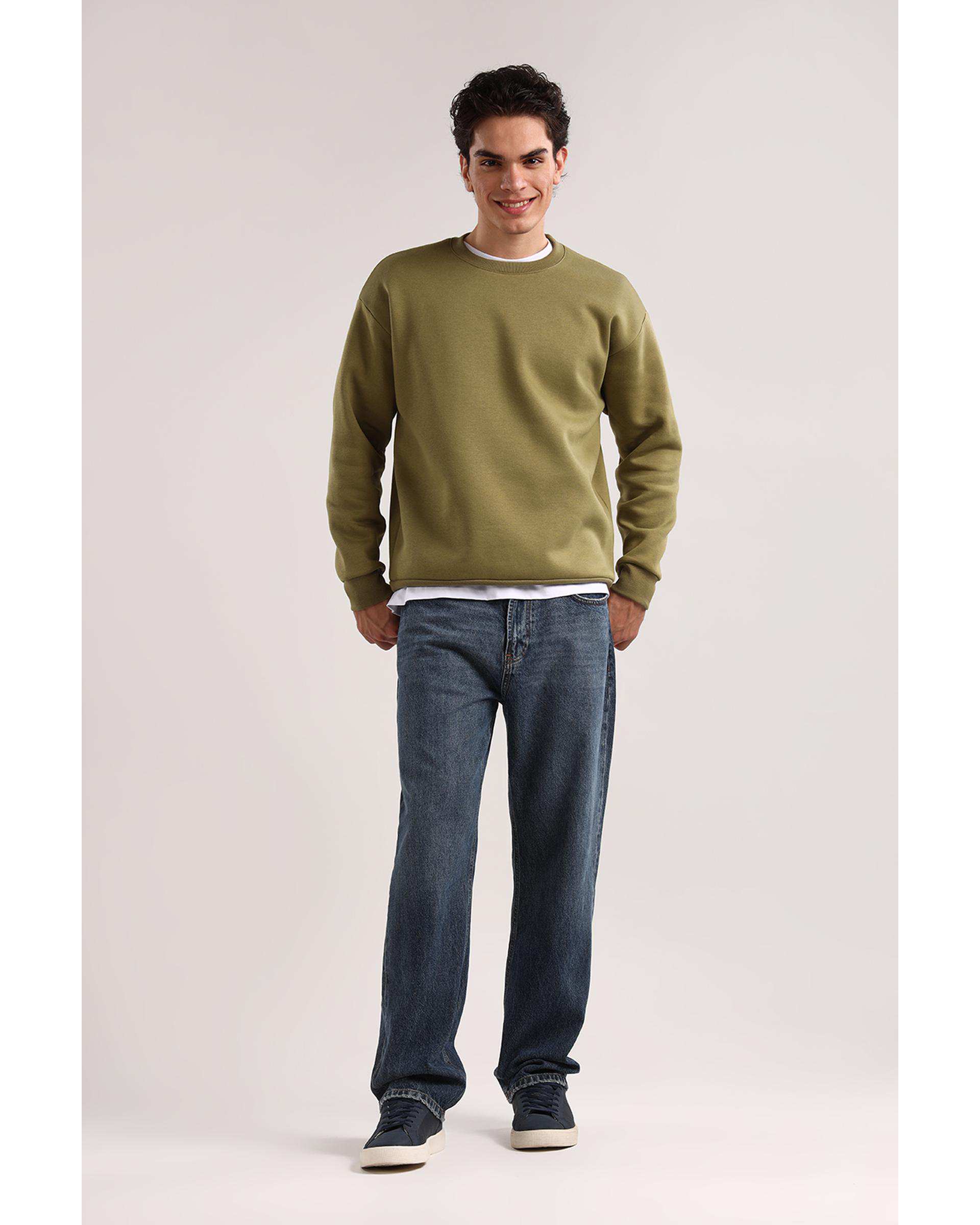 سویشرت مردانه سبز سدری سارک Sarak مدل 4602