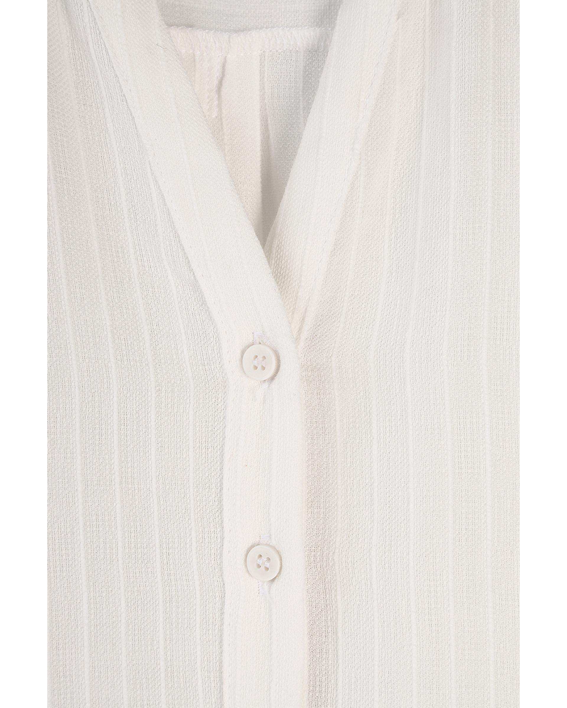 بلوز زنانه سه دکمه سفید سارک Sarak مدل 4322