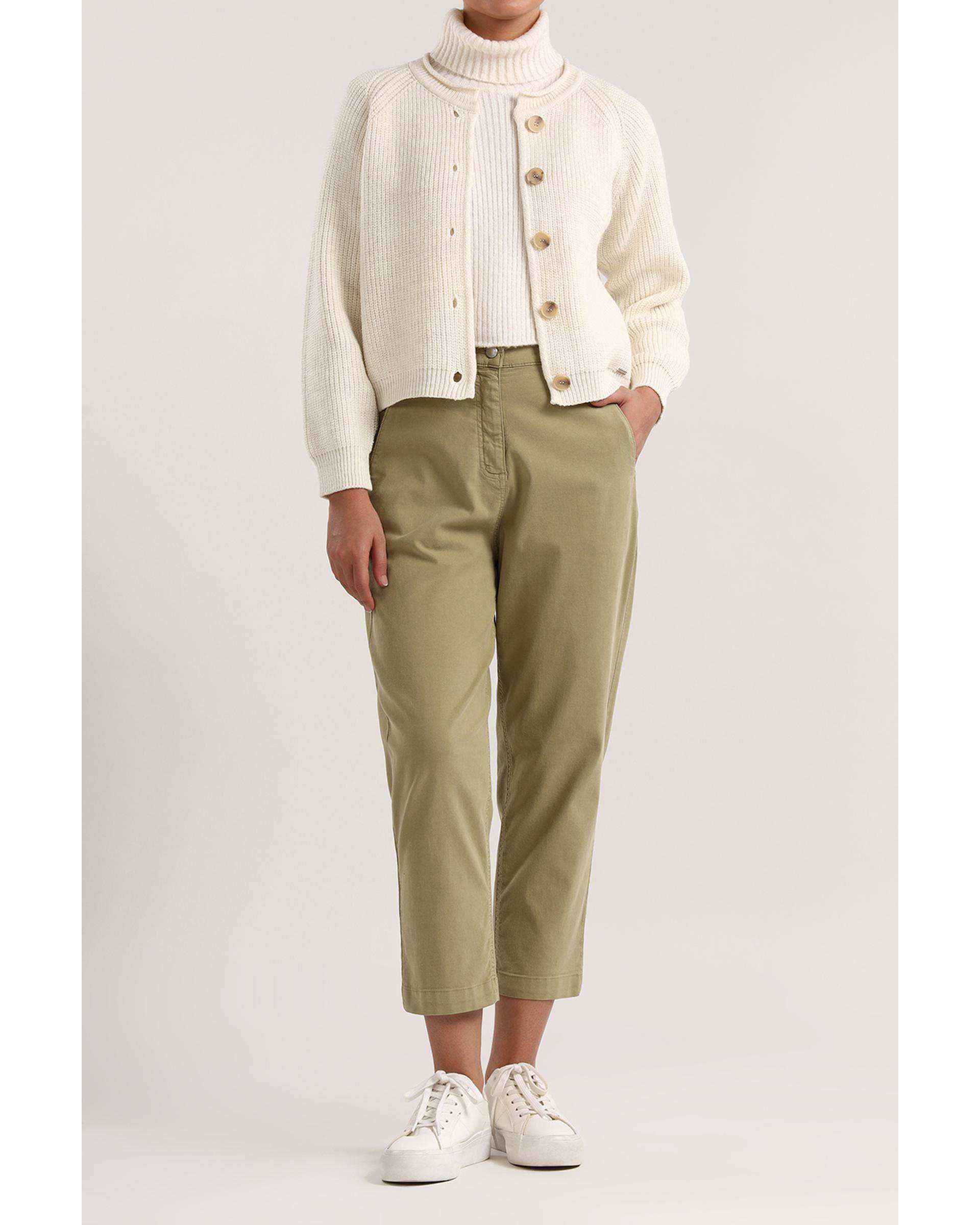 شلوار زنانه مام فیت سبز روشن سارک Sarak مدل 4704