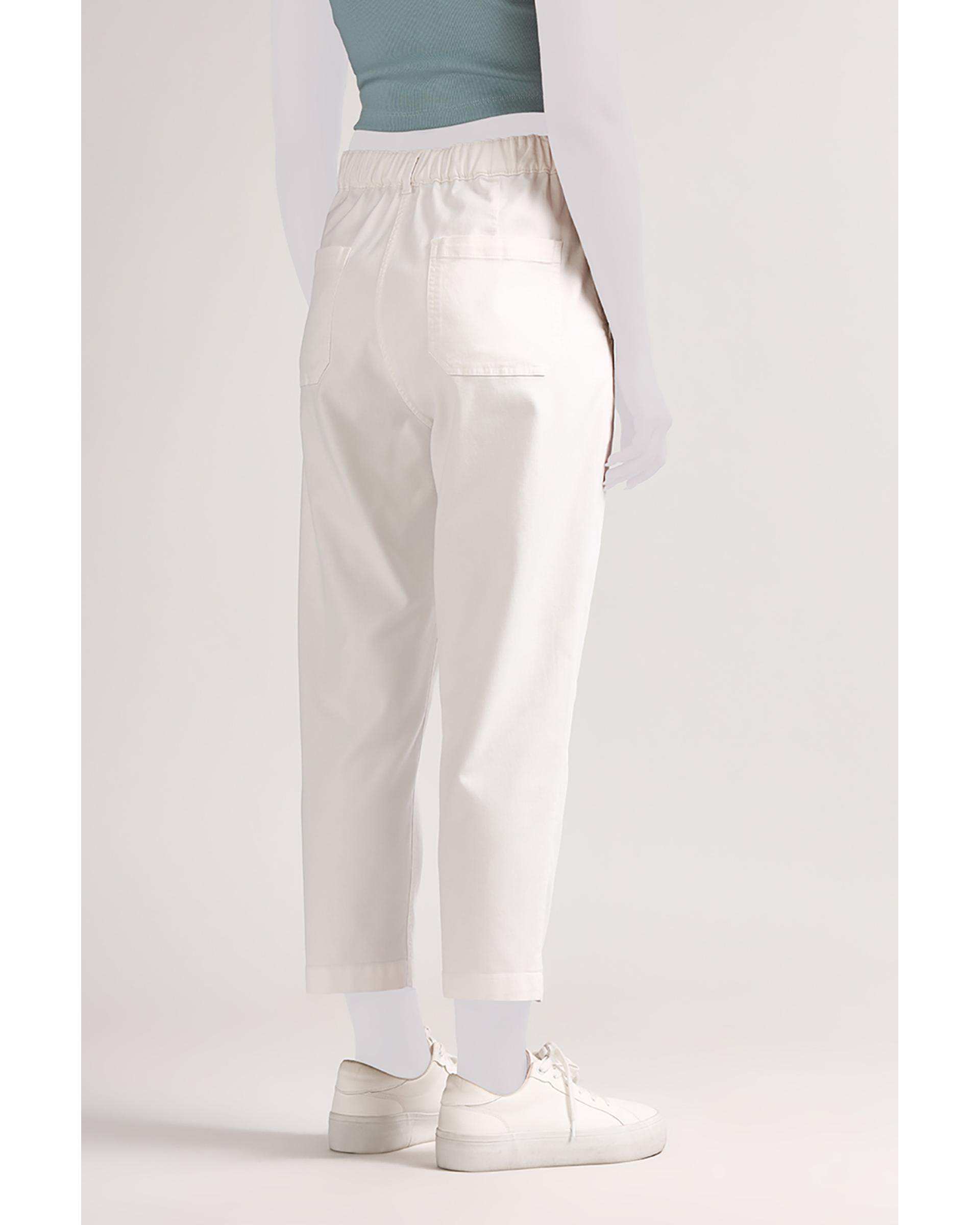 شلوار زنانه مام فیت سفید سارک Sarak مدل 4704