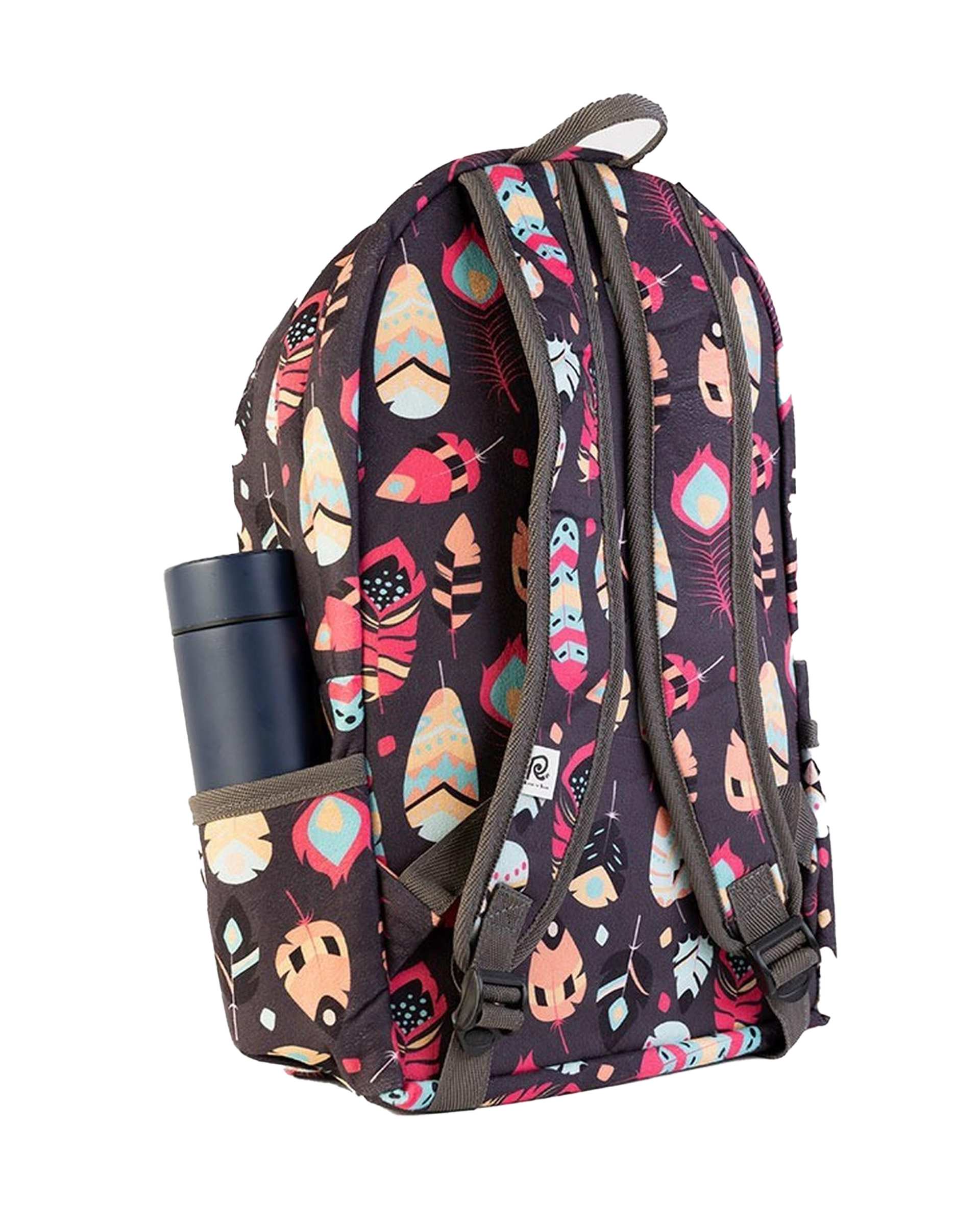 کوله پشتی دخترانه طوسی تیره رنگ تا رنگ Rang Ta Rang مدل اکو کد 197648