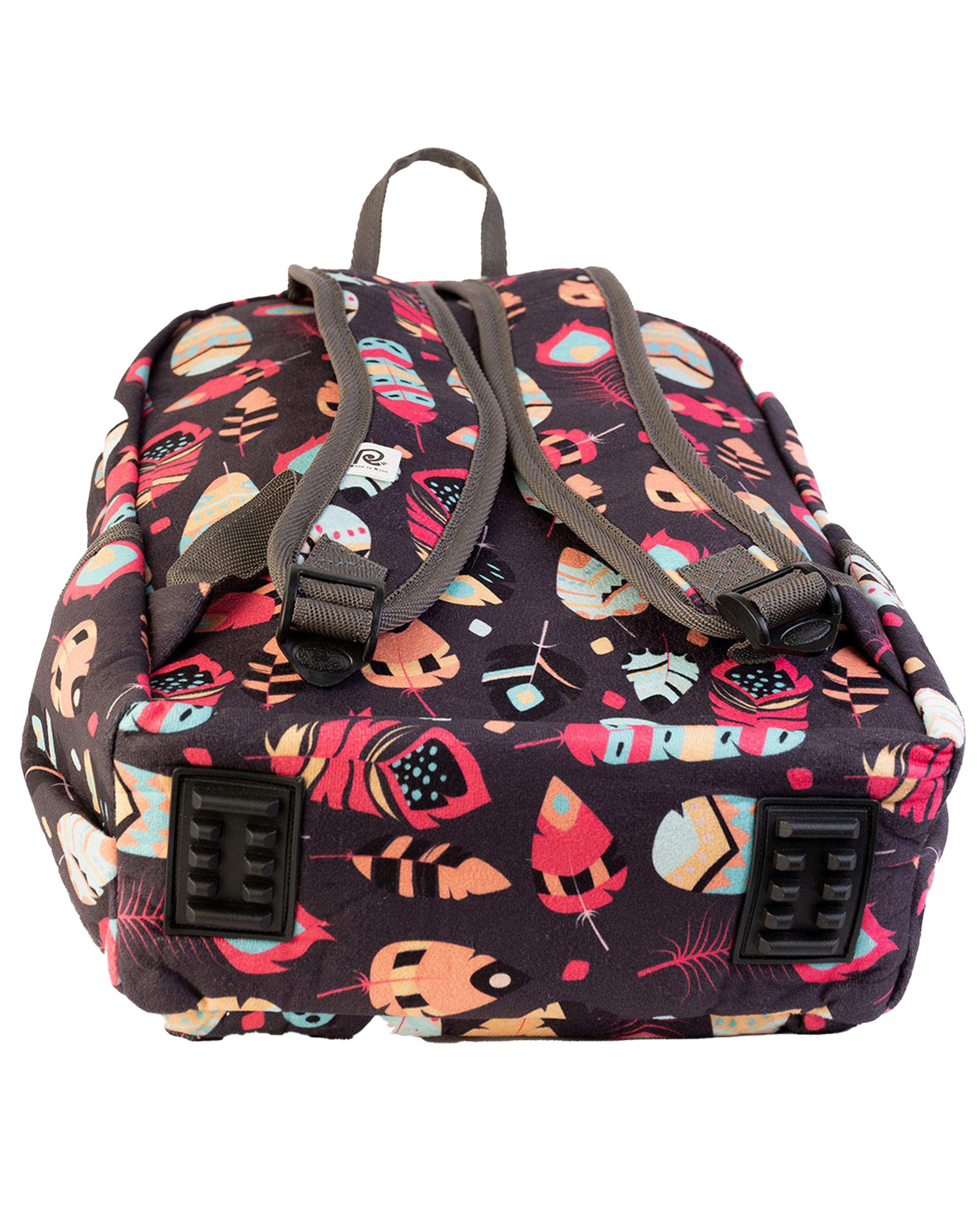 کوله پشتی دخترانه طوسی تیره رنگ تا رنگ Rang Ta Rang مدل اکو کد 197648