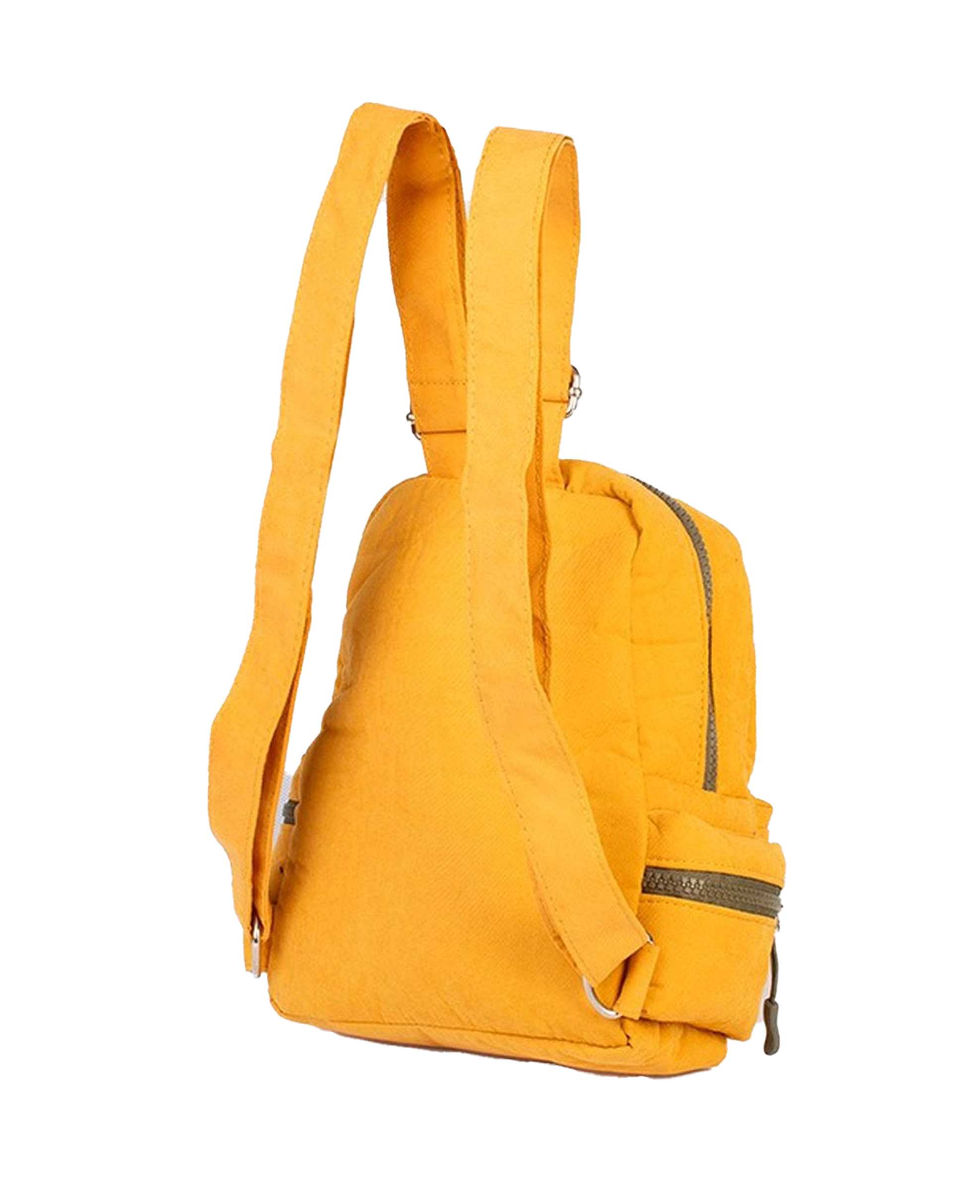 کوله پشتی مینی خردلی روشن رنگ تا رنگ Rang Ta Rang کد 153638