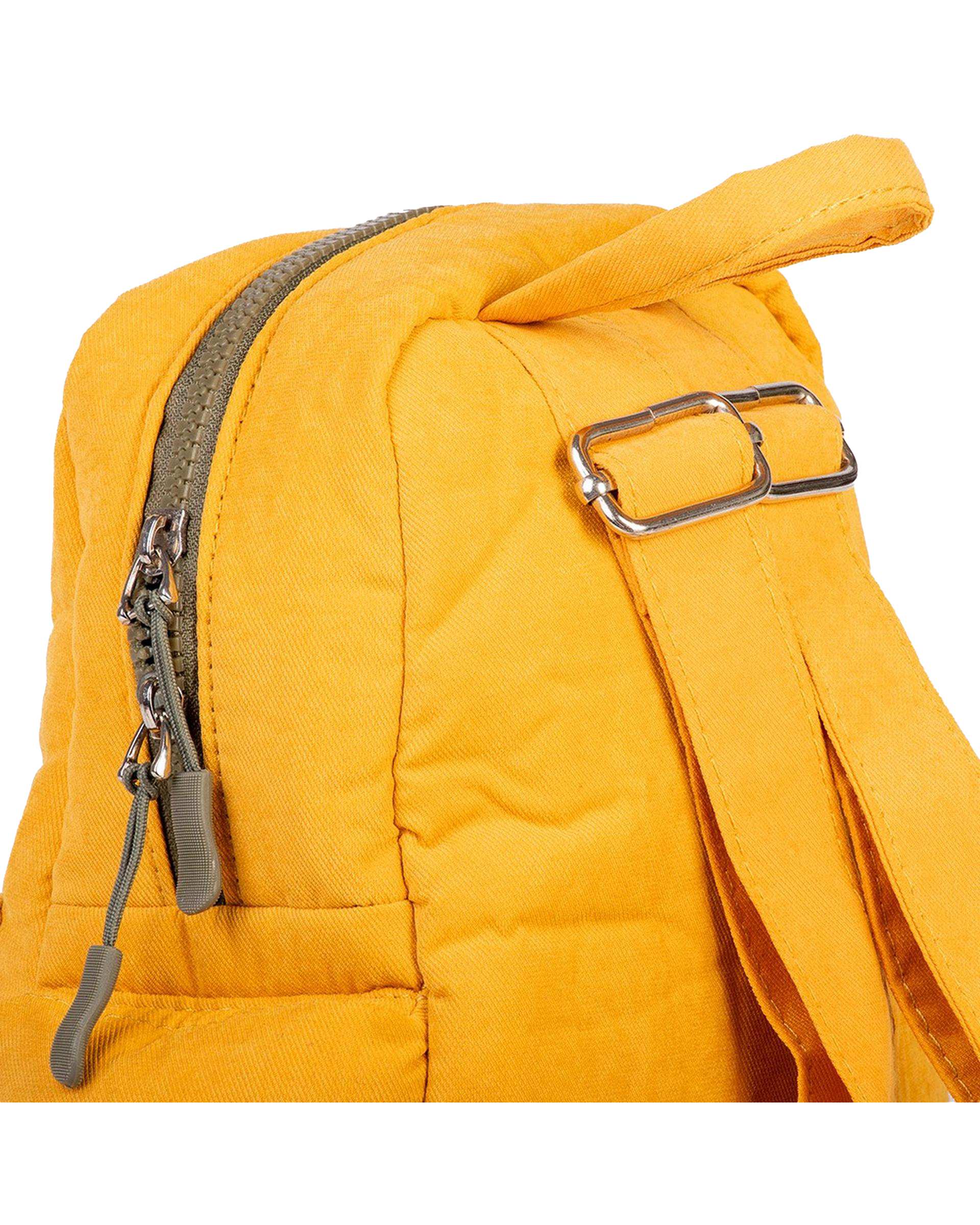 کوله پشتی مینی خردلی روشن رنگ تا رنگ Rang Ta Rang کد 153638