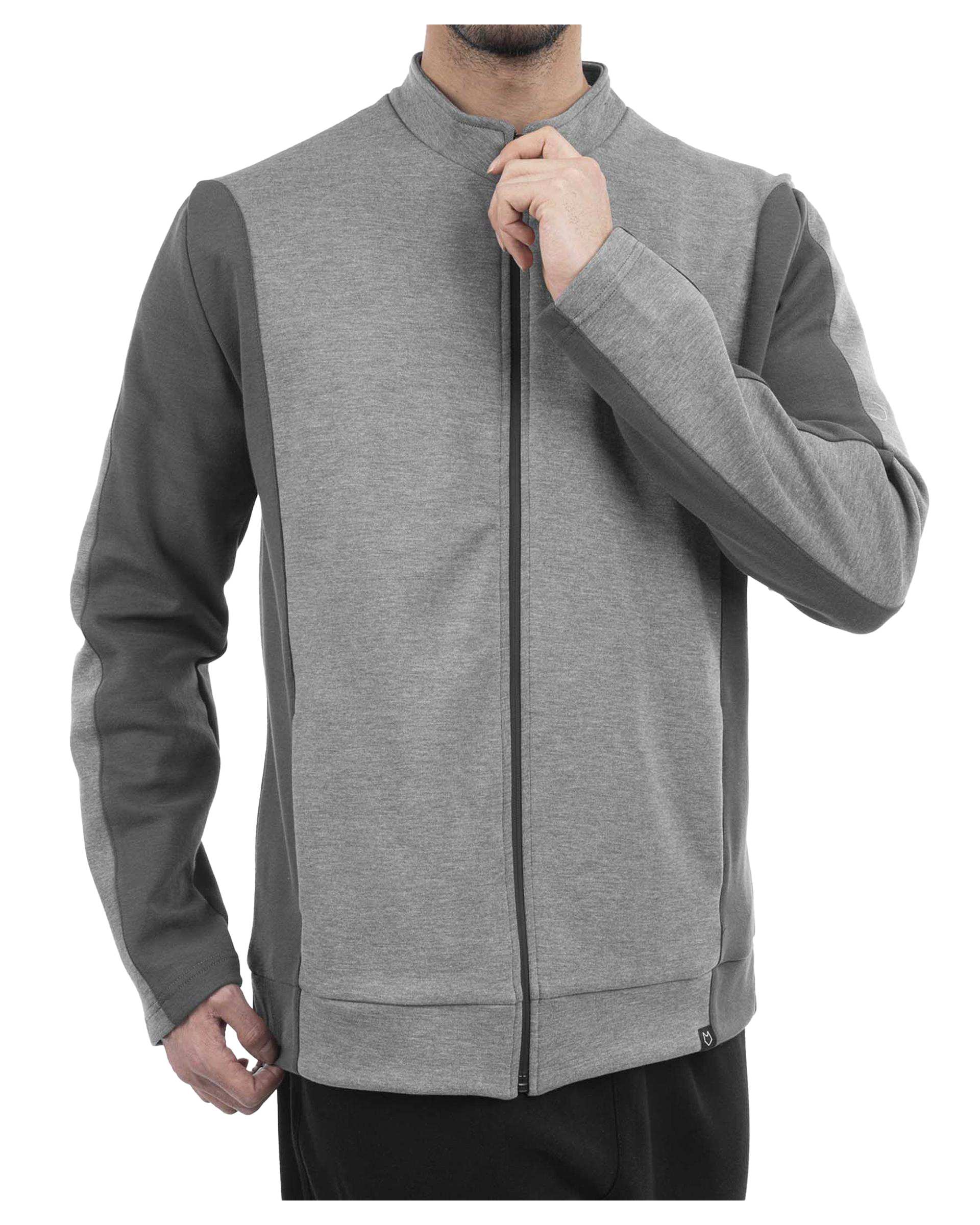 سویشرت ورزشی مردانه طوسی مل اند موژ Mel & Moj کد M08435