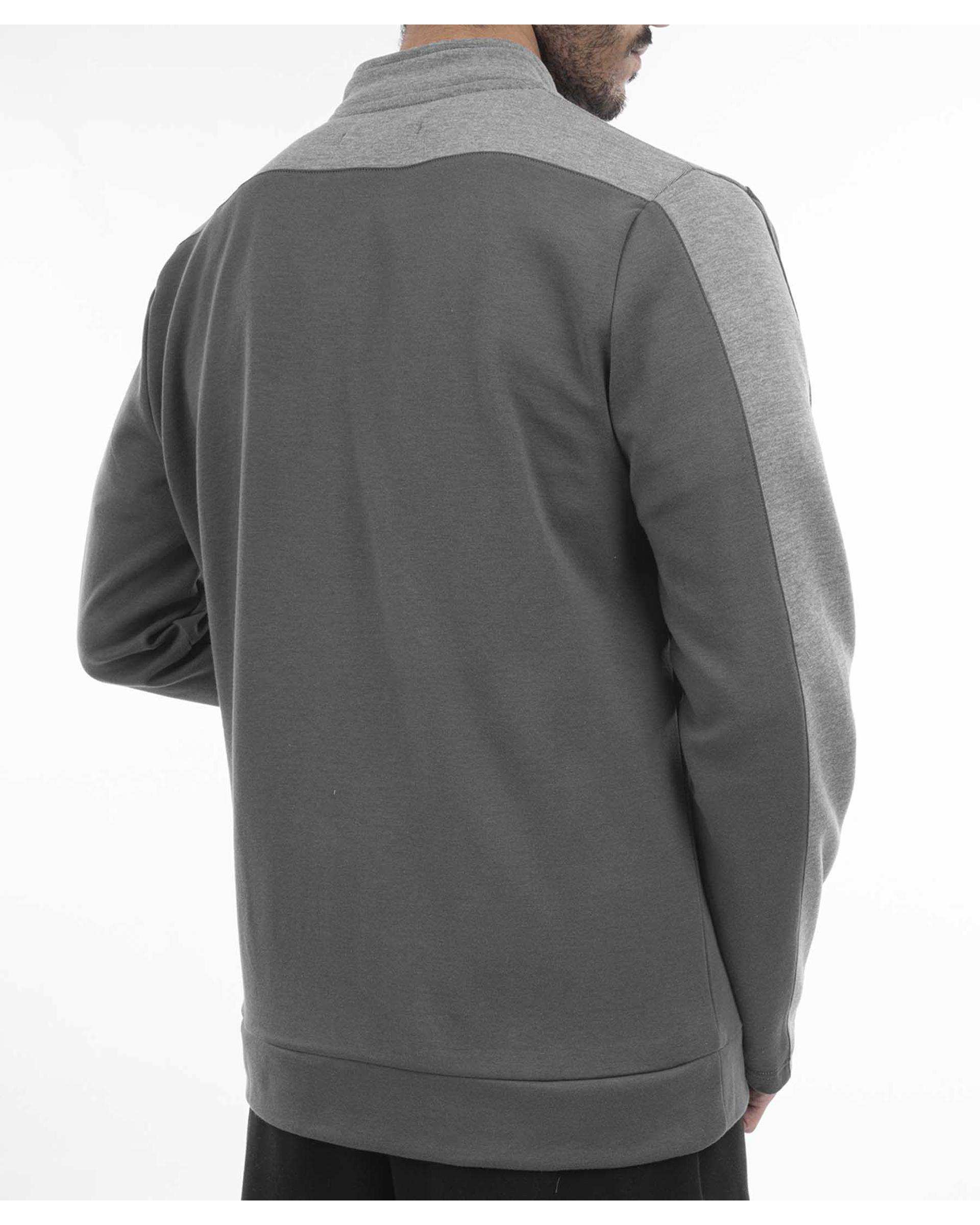 سویشرت ورزشی مردانه طوسی مل اند موژ Mel & Moj کد M08435