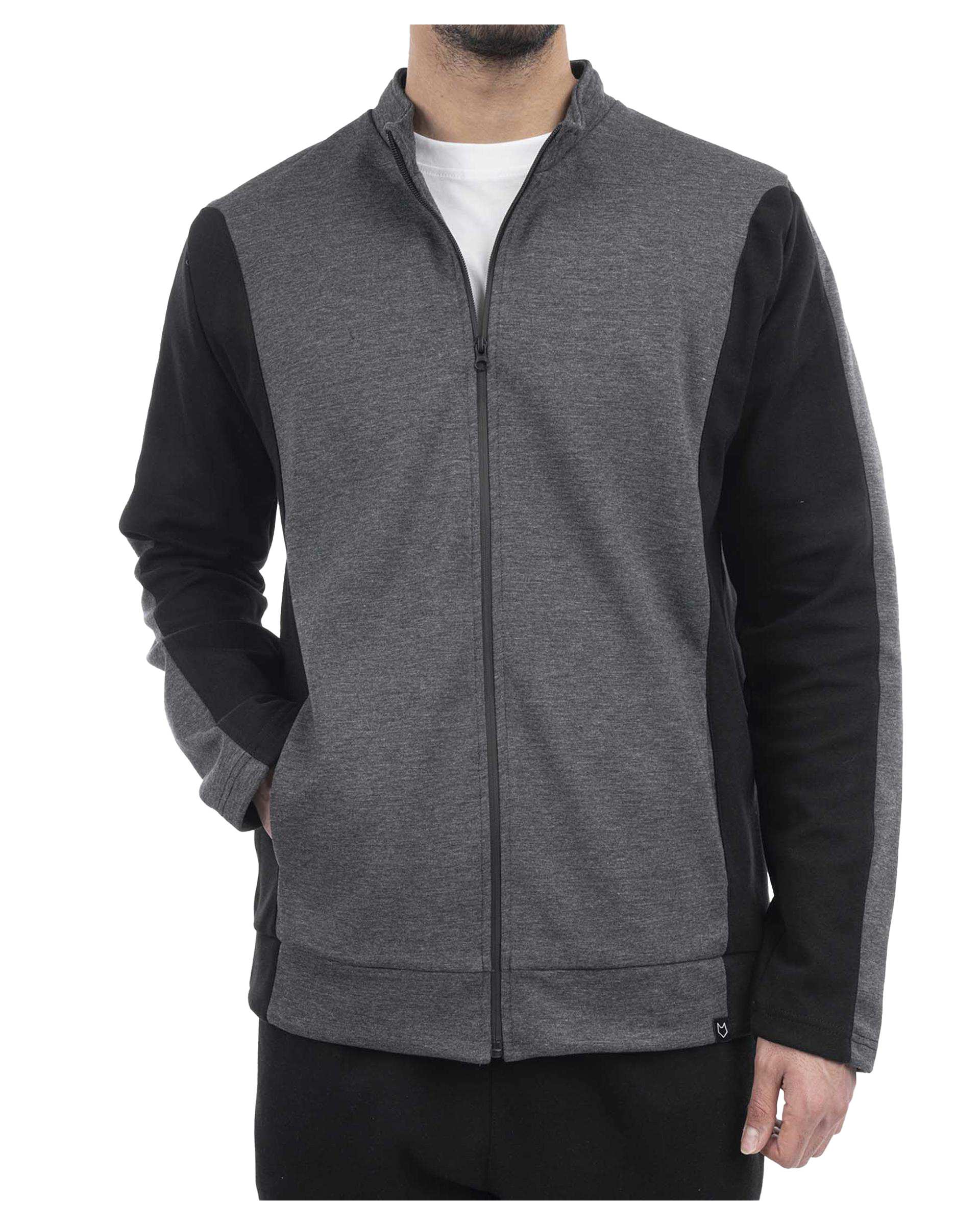 سویشرت ورزشی مردانه مشکی مل اند موژ Mel & Moj کد M08435