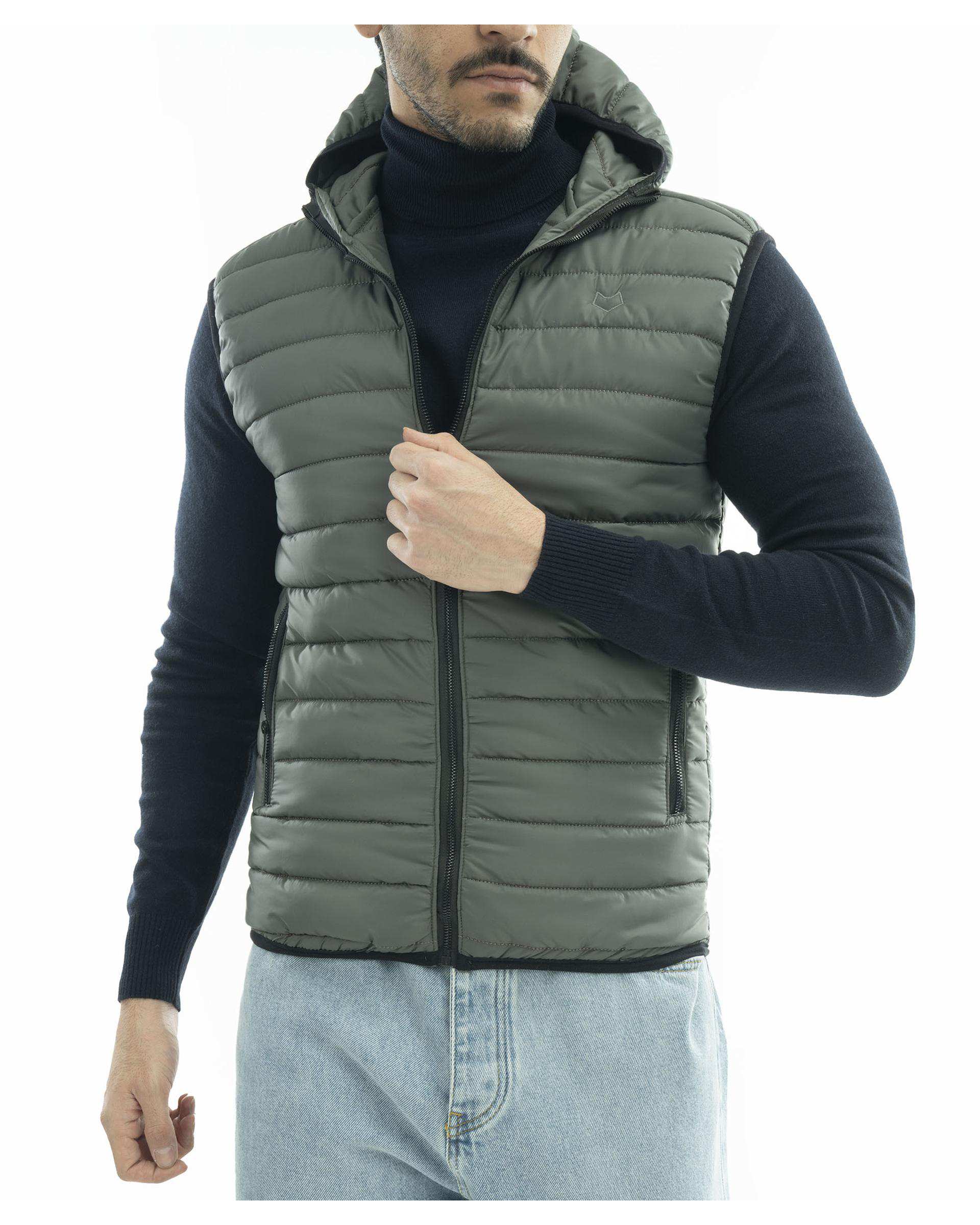 پافر مردانه سبز مل اند موژ Mel & Moj کد M08457