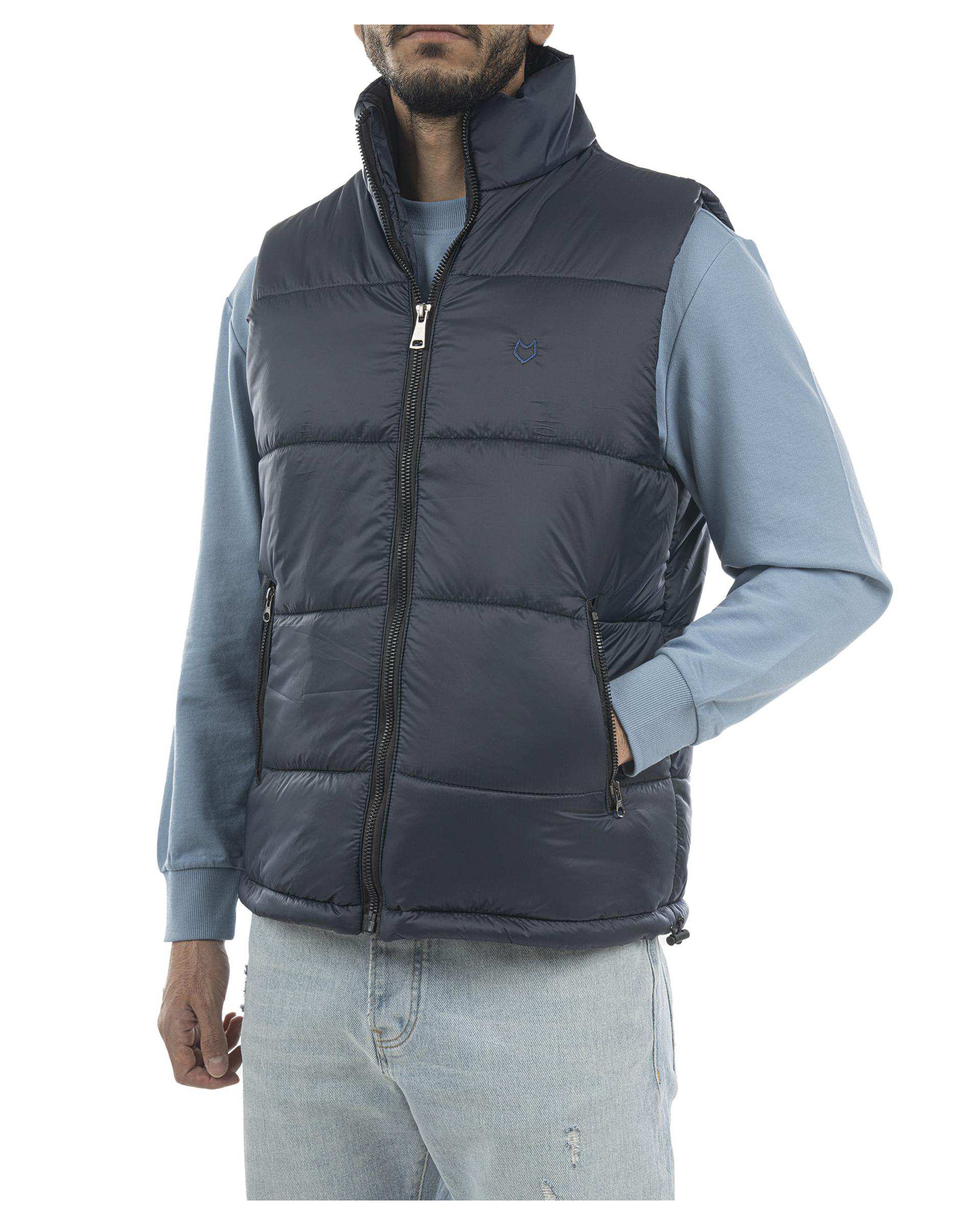 پافر مردانه سرمه ای مل اند موژ Mel & Moj کد M08634