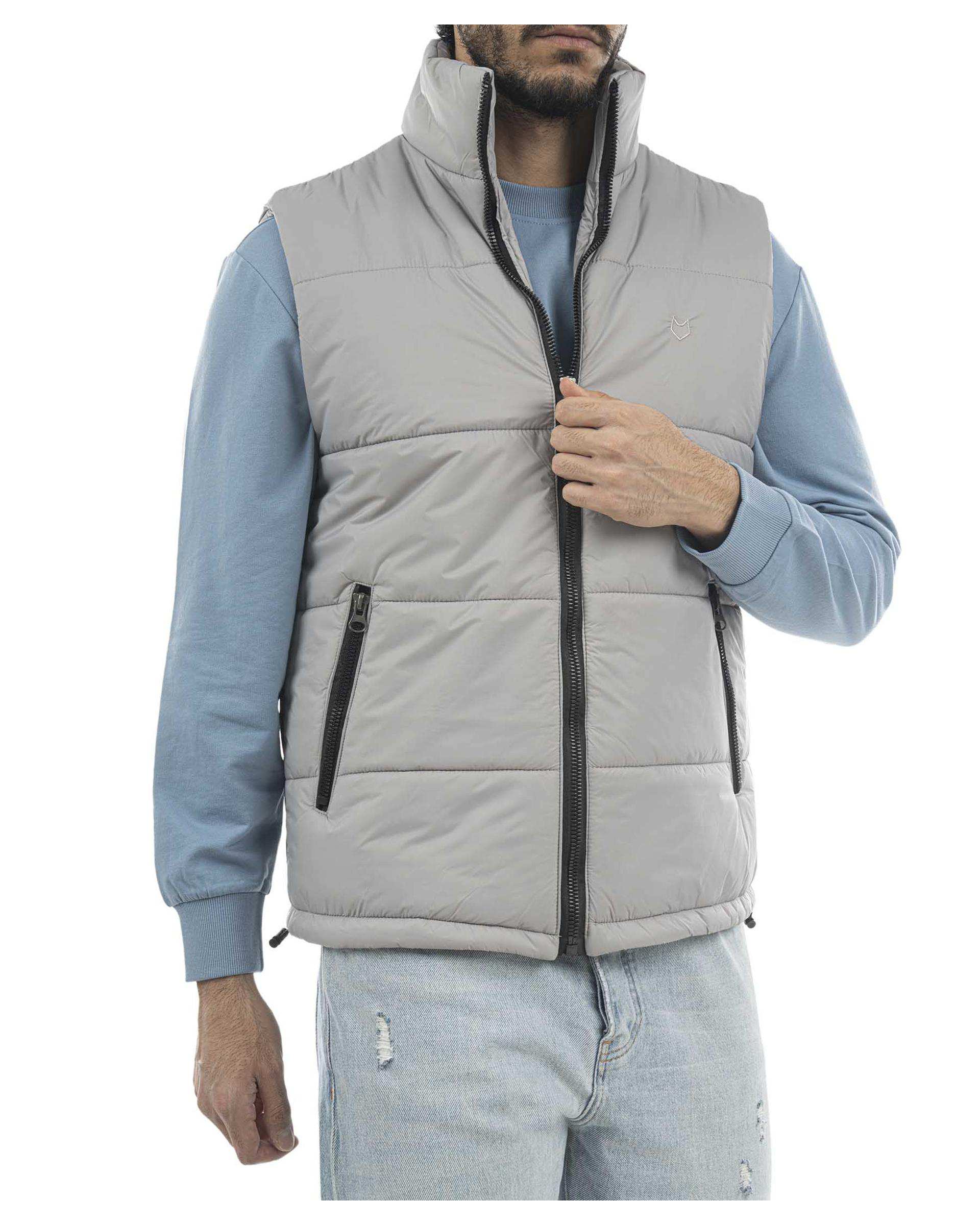 پافر مردانه طوسی روشن مل اند موژ Mel & Moj کد M08634