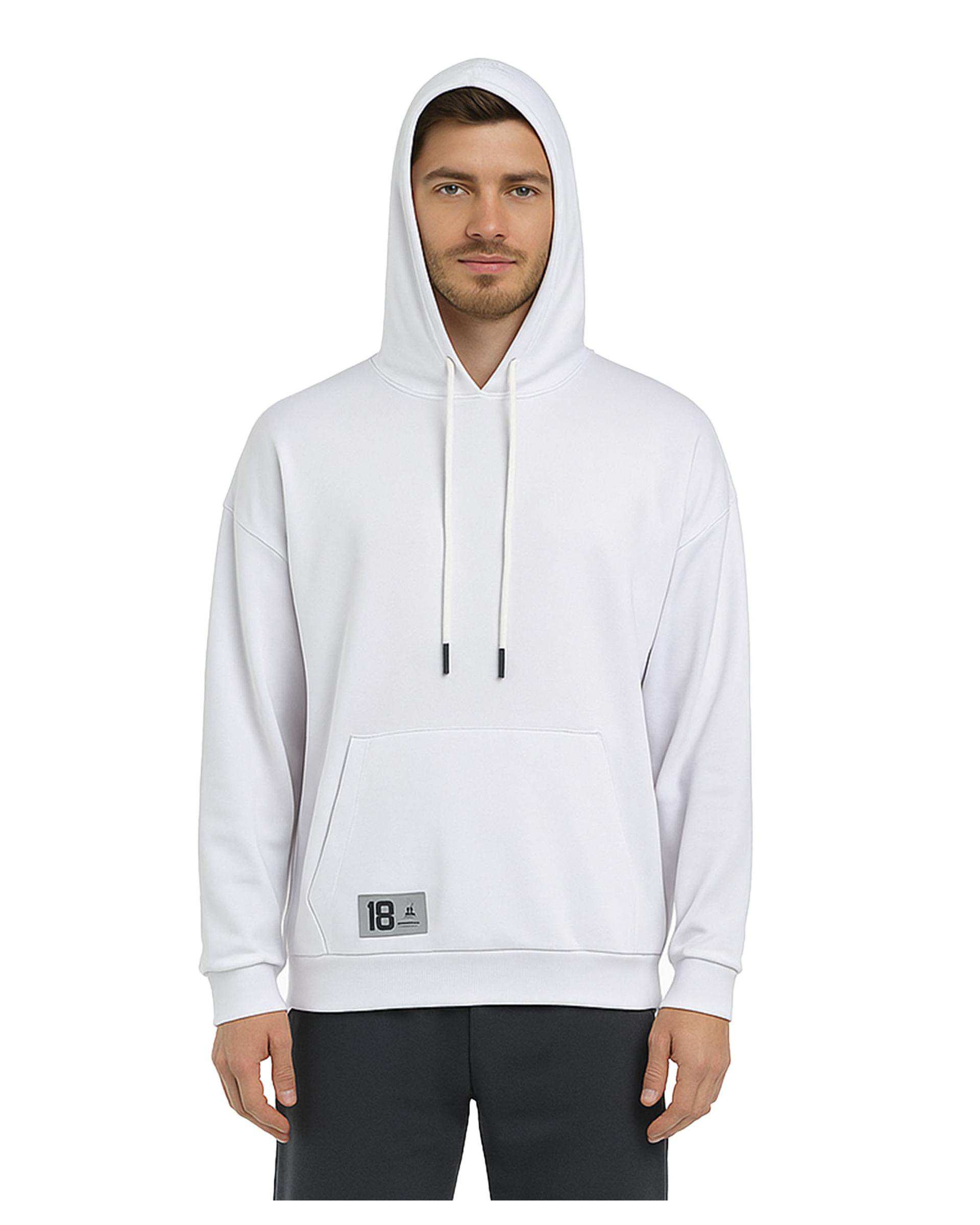 هودی مردانه سفید مل اند موژ Mel & Moj کد M08646