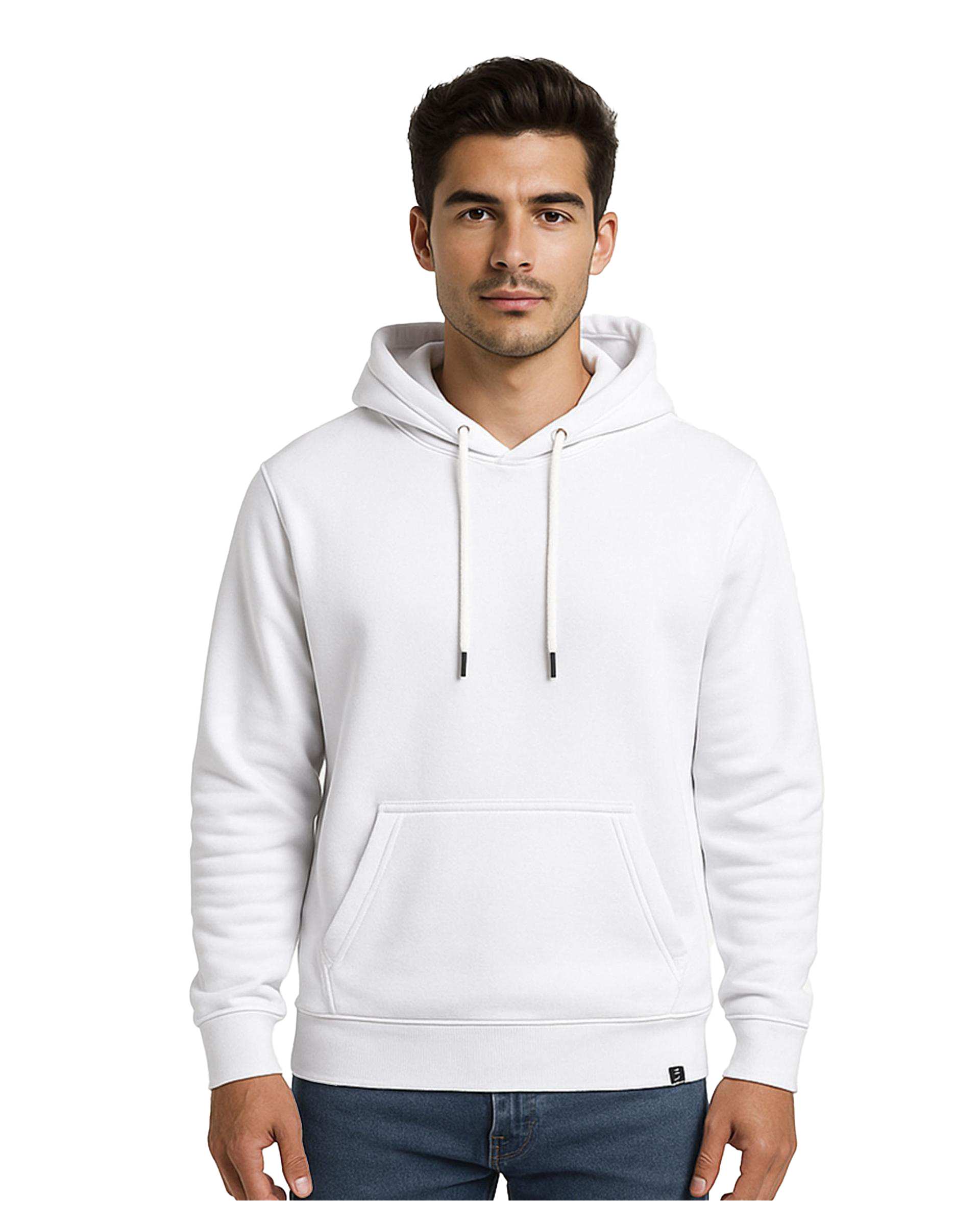 هودی مردانه سفید مل اند موژ Mel & Moj کد M08743