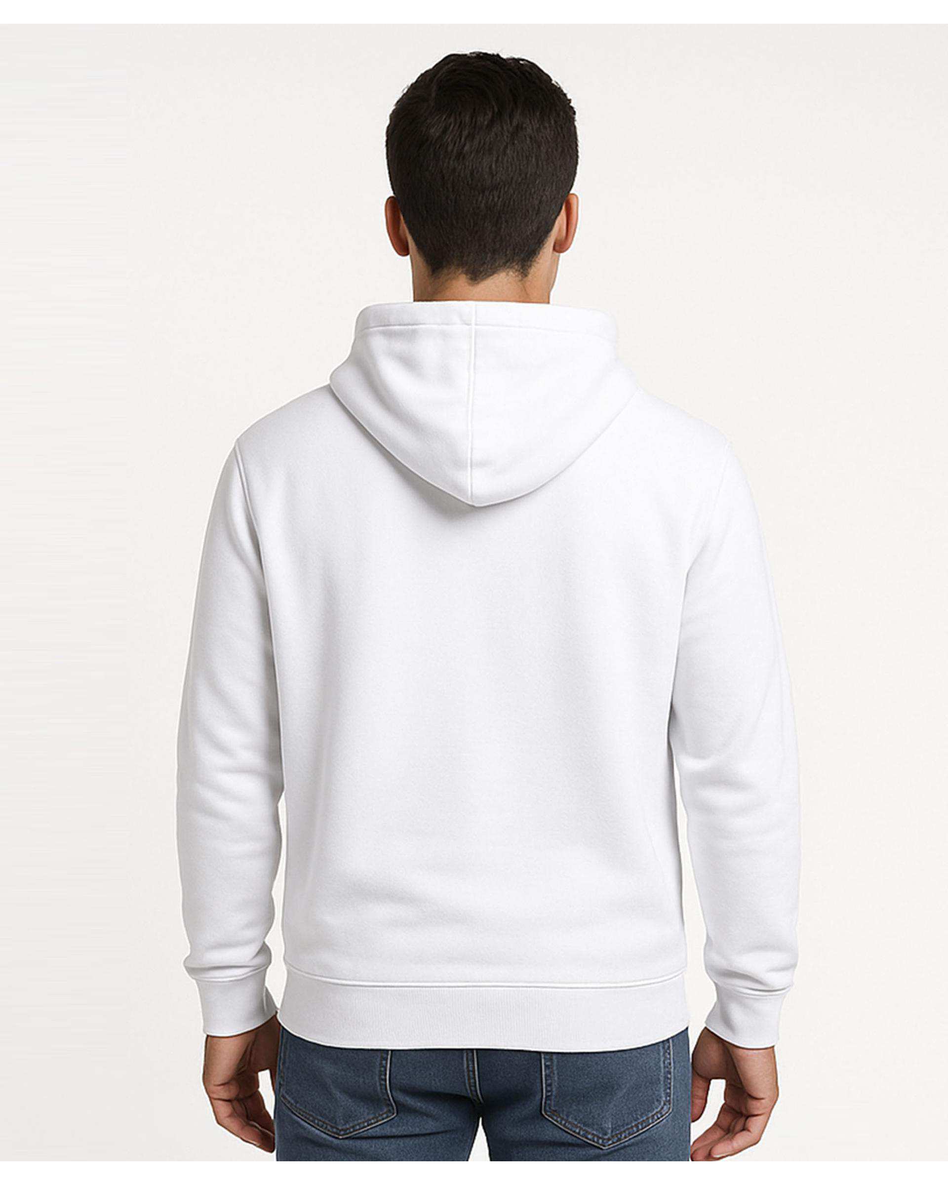 هودی مردانه سفید مل اند موژ Mel & Moj کد M08743