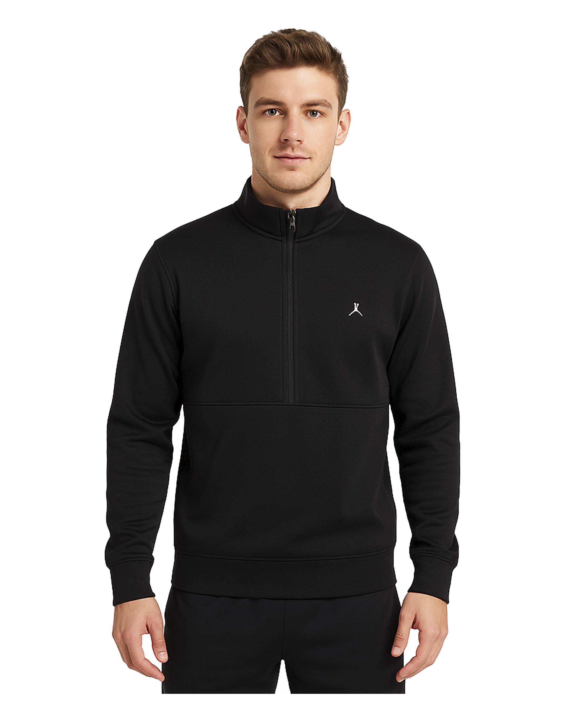 سویشرت ورزشی مردانه مشکی مل اند موژ Mel & Moj کد M09080