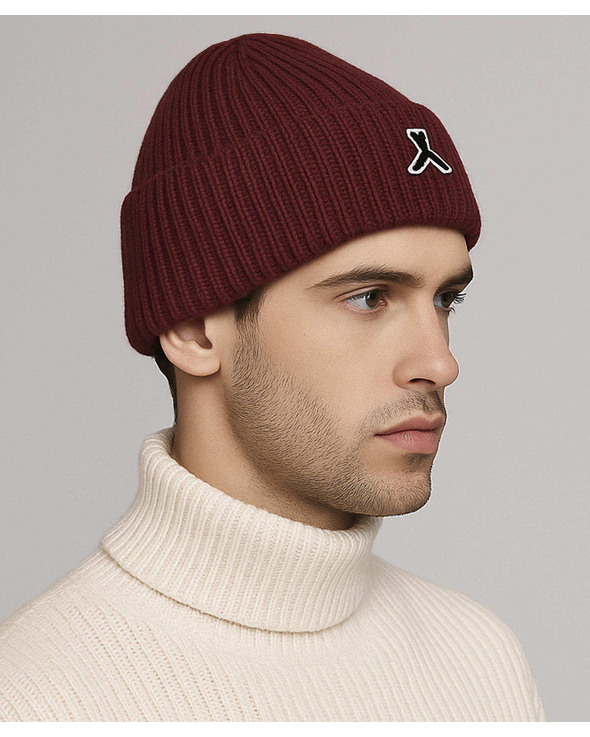 کلاه بافت زرشکی مل اند موژ Mel & Moj کد U09083