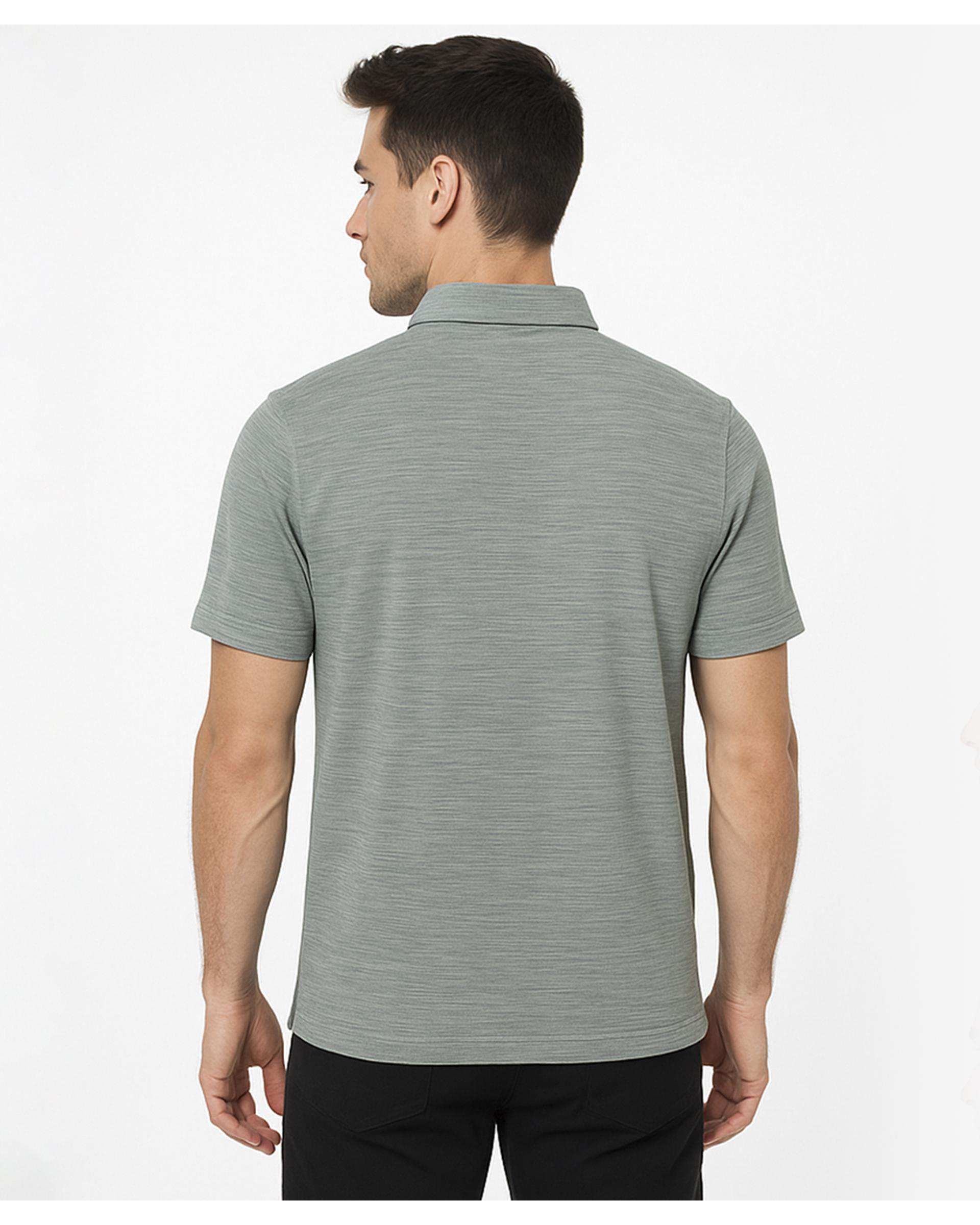 پولوشرت ورزشی مردانه سبز مل اند موژ Mel & Moj کد M09088