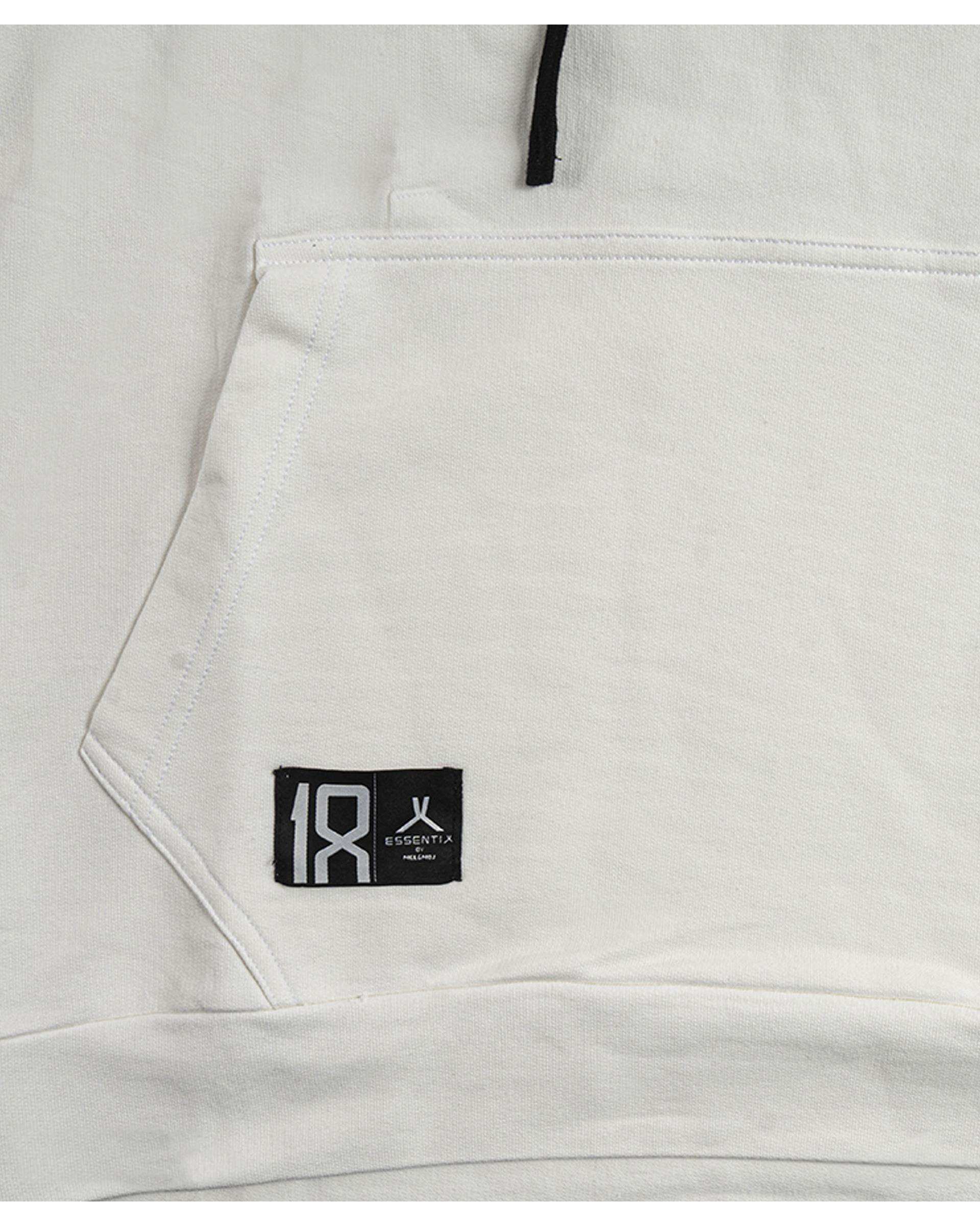 هودی ورزشی مردانه سفید مل اند موژ Mel & Moj کد M09096