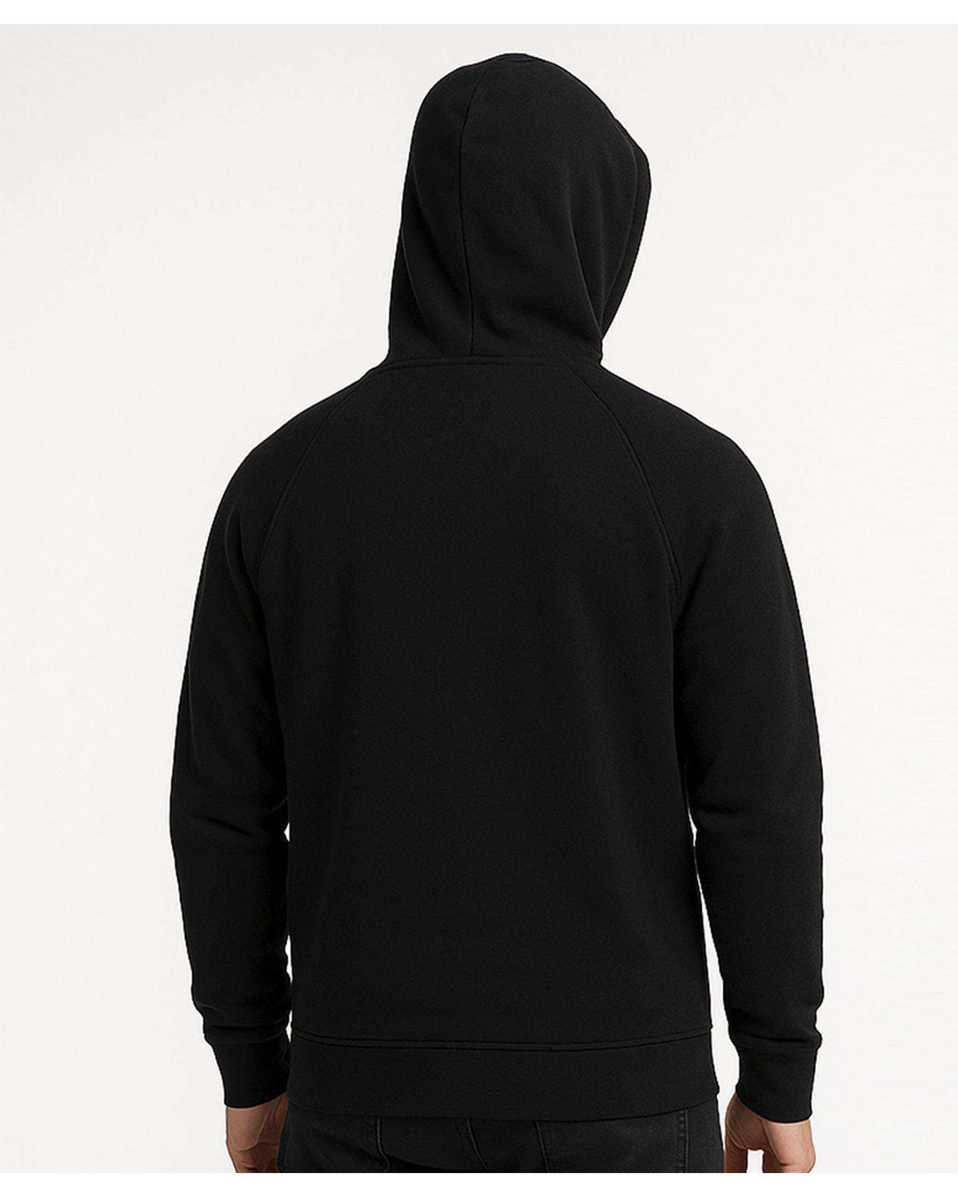 هودی ورزشی مردانه مشکی مل اند موژ Mel & Moj کد M09096