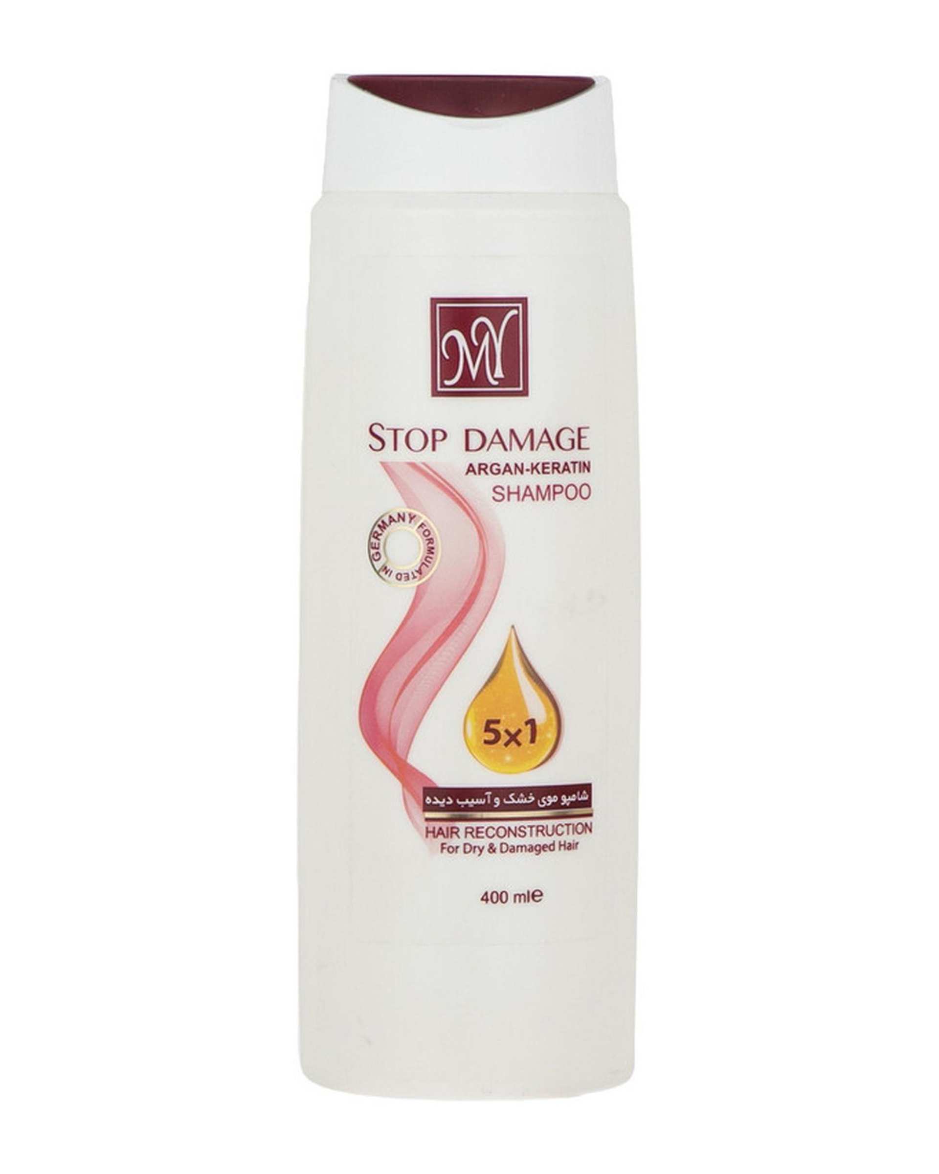 شامپو موی سر 5 در 1 مای My مدل استاپ دمیج مناسب موهای خشک و آسیب دیده