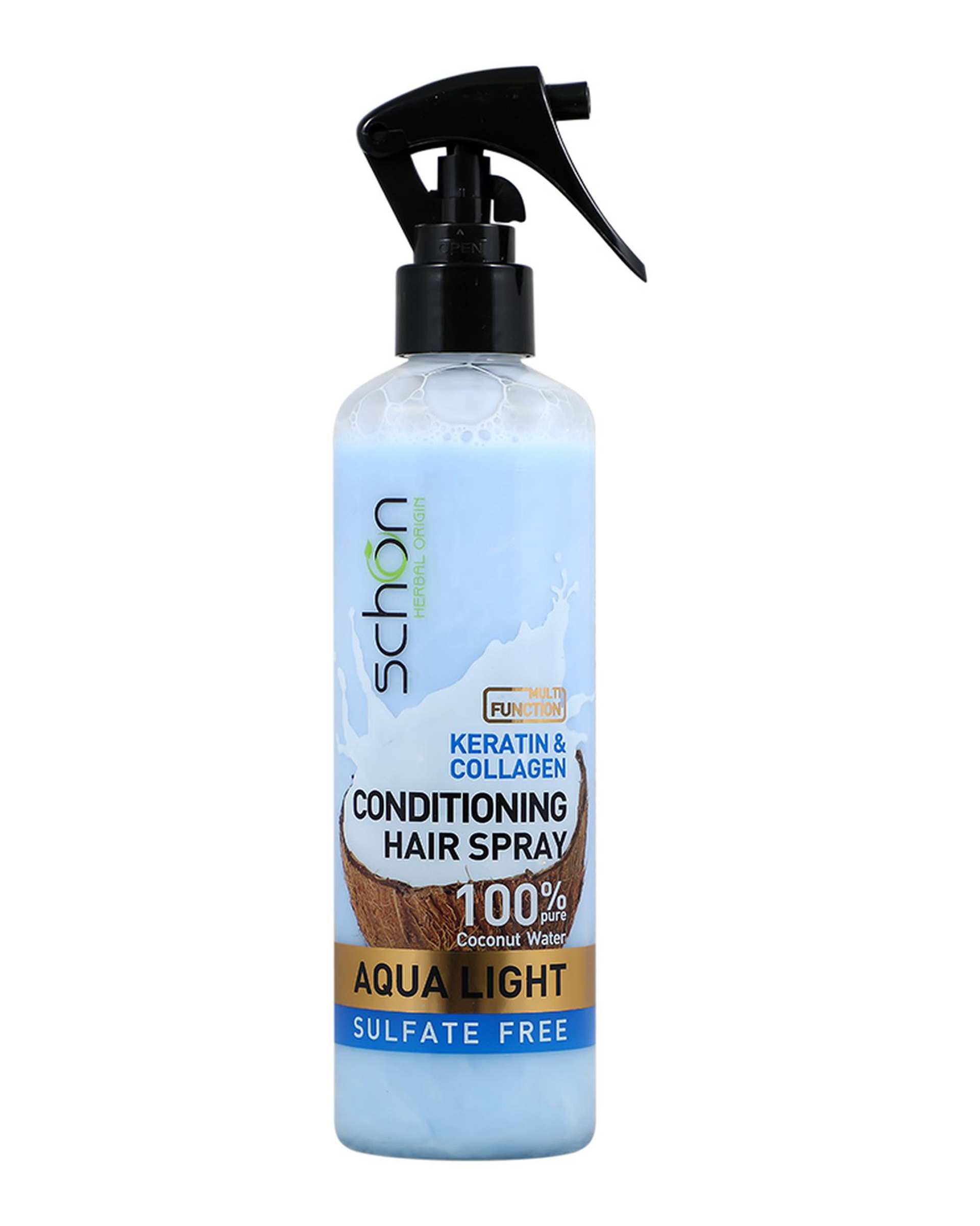 اسپری سرم دو فاز مو آکوا لایت شون Schon حجم 300ml