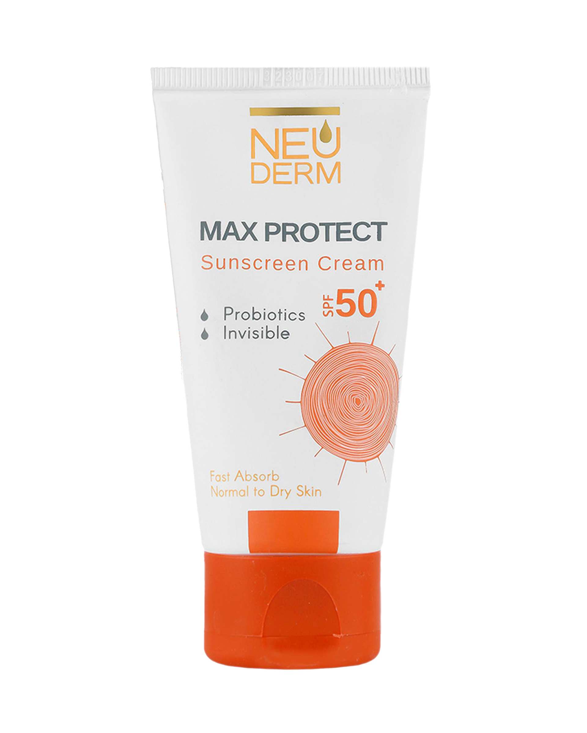 کرم ضد آفتاب بی رنگ SPF50 نئودرم Neuderm مدل مکس پروتکت Max Protect
