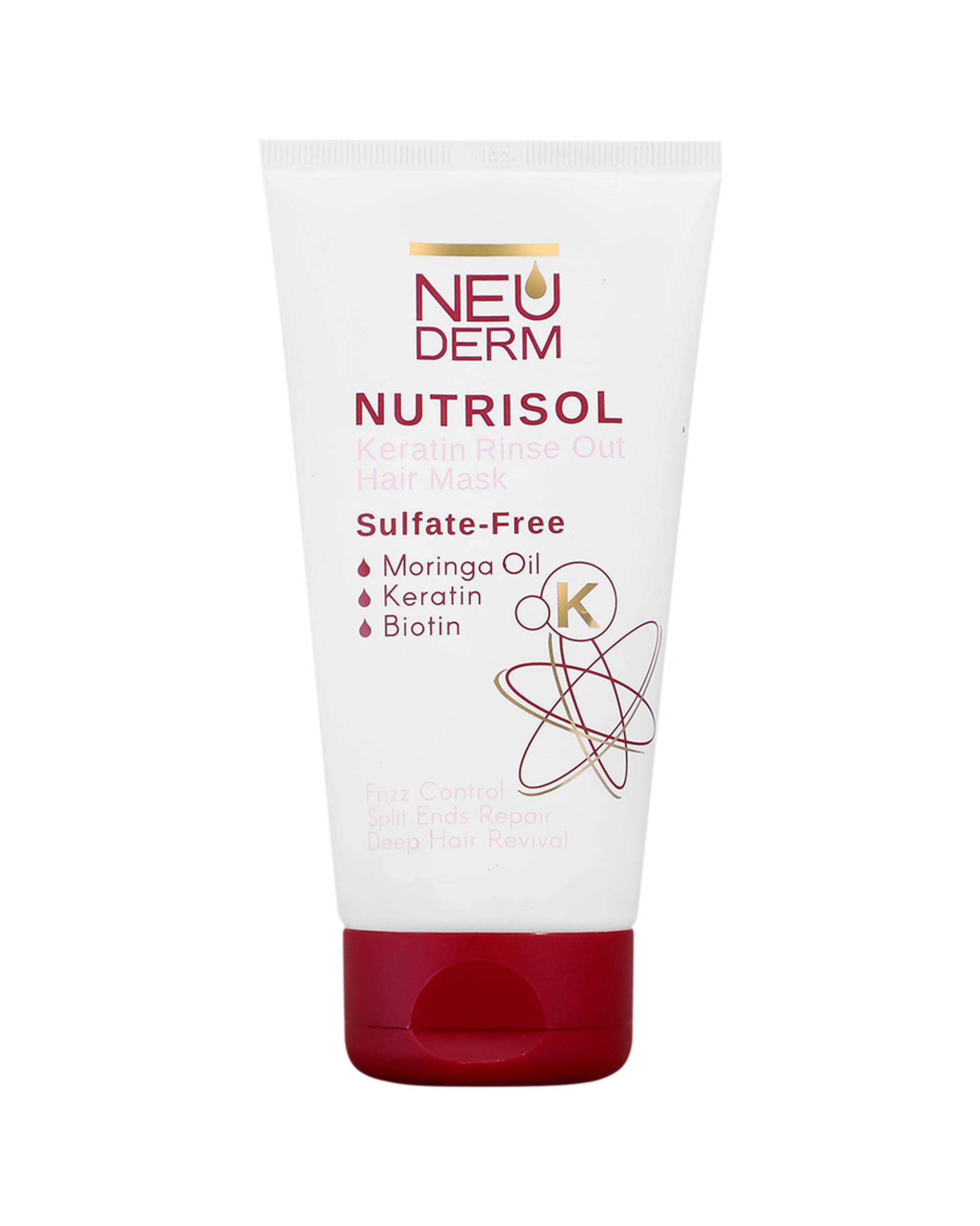 ماسک مو نئودرم Neuderm مدل Nutrisol Keratin Rinse Out حجم 150ml