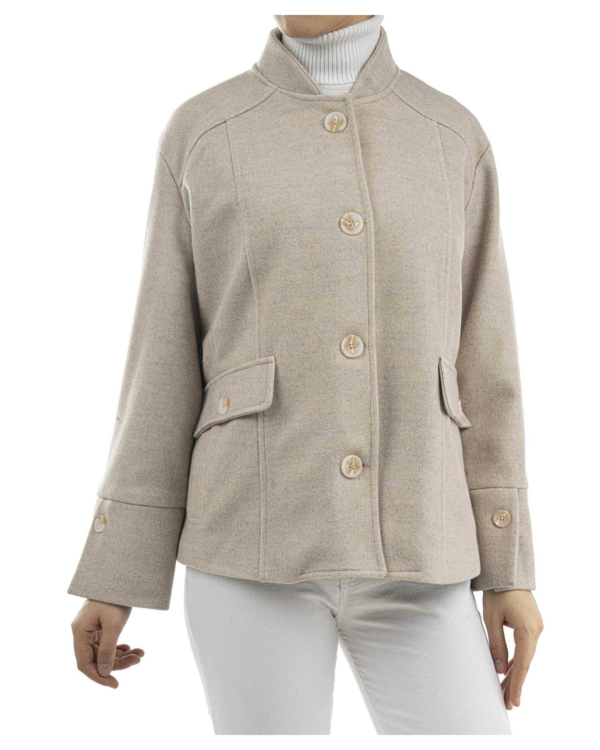 کت زنانه کرم ریس Rees کد 1106011-25