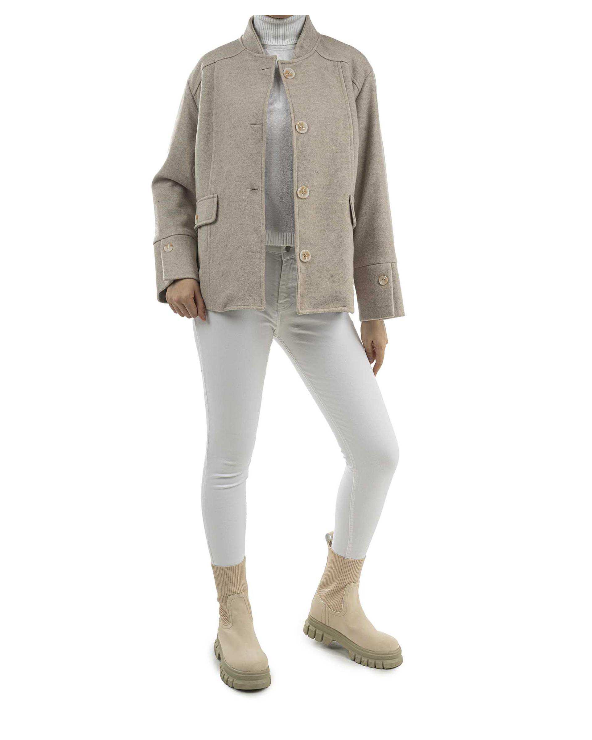 کت زنانه کرم ریس Rees کد 1106011-25